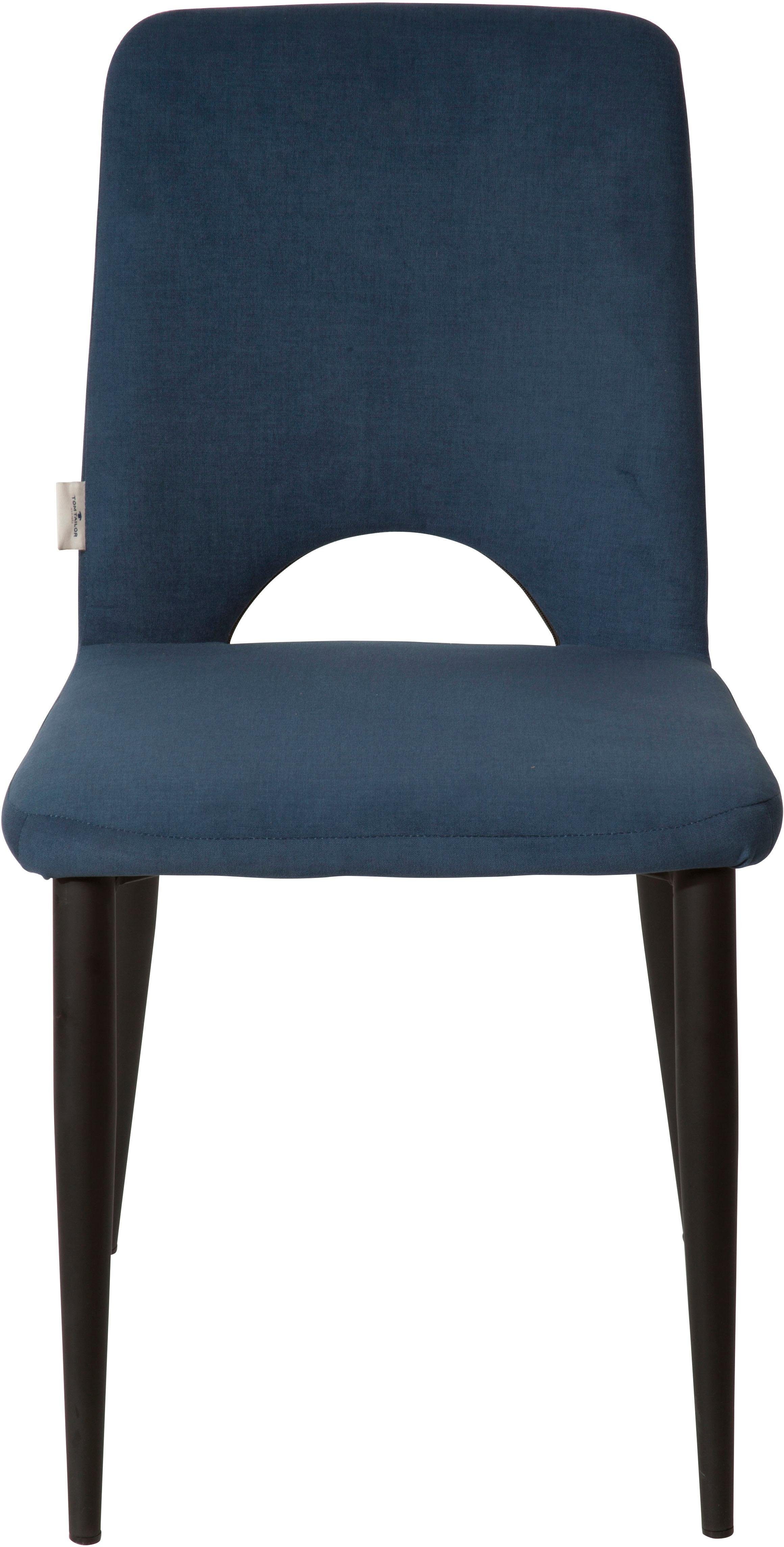 TOM TAILOR HOME Stoel T-VELVET CHAIR (set, 2 stuks)