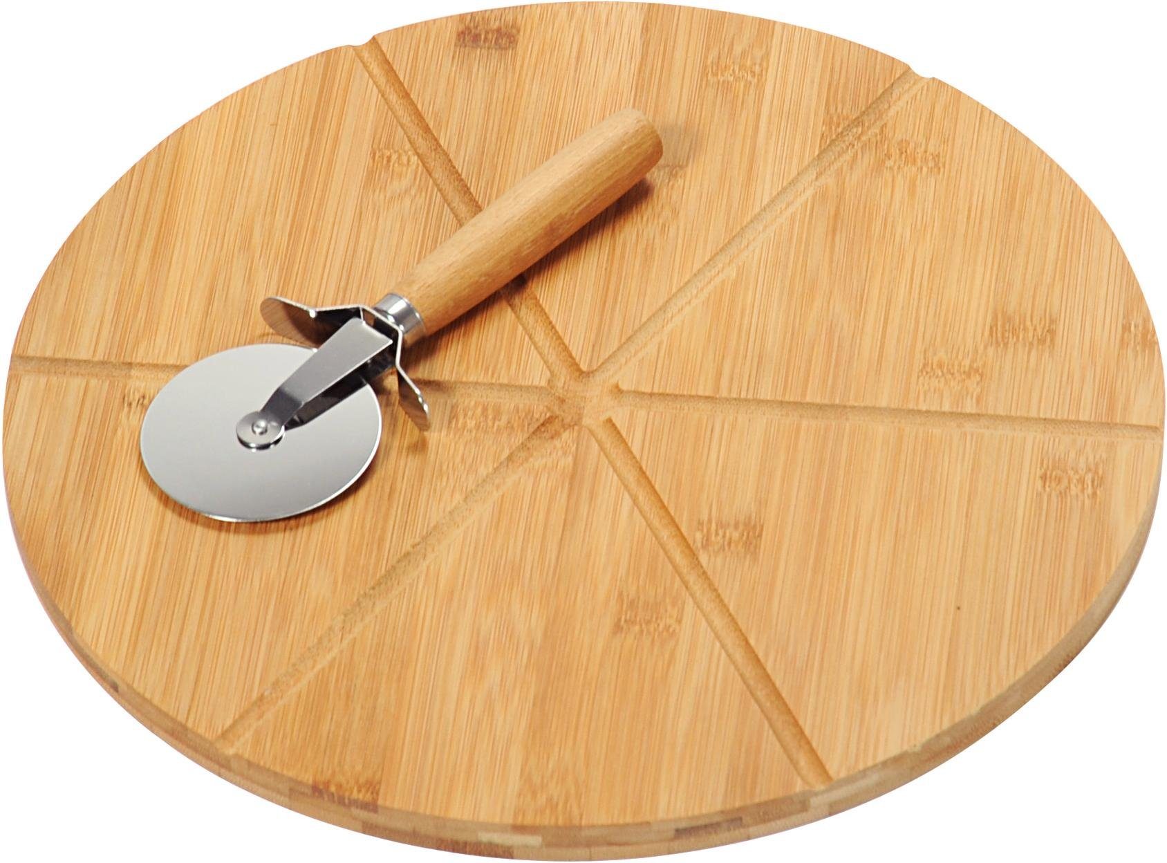 KESPER for kitchen & home Pizza snijplank met 1 pizzasnijder (set)