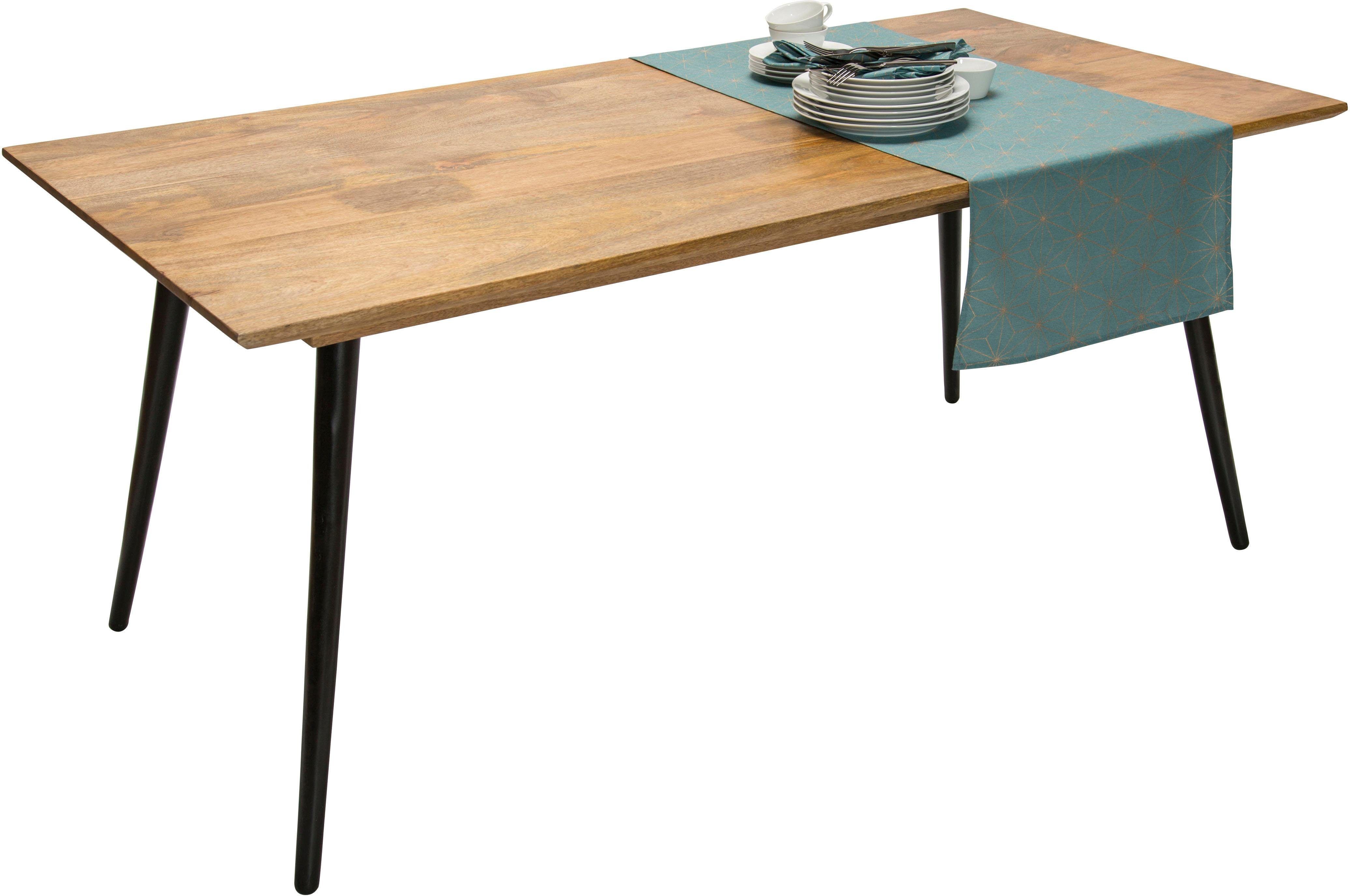 TOM TAILOR HOME Eettafel T-SOHO TABLE LARGE van mangohout, breedte 180 cm