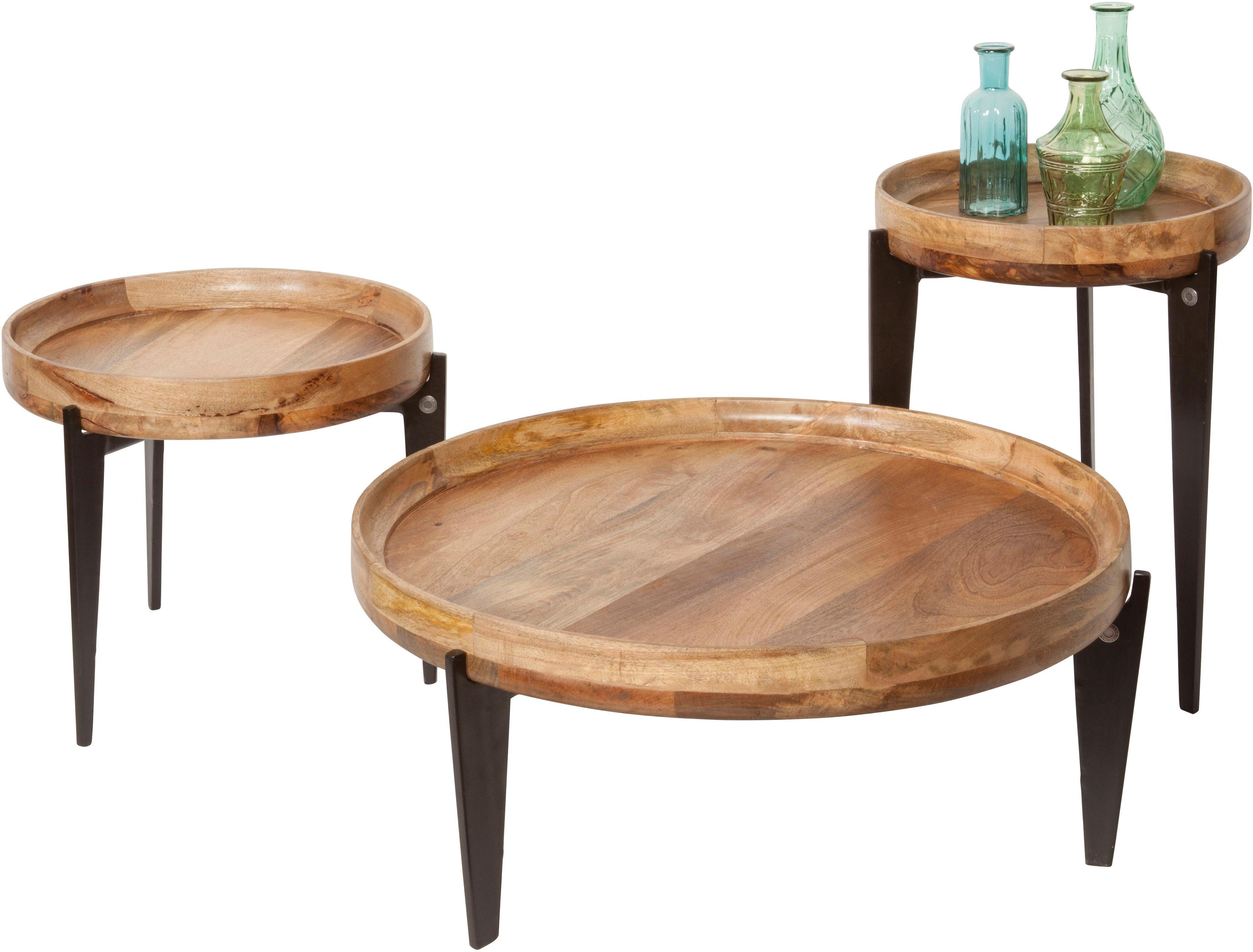 TOM TAILOR HOME Bijzettafel T-TRAY TABLE HIGH met blad, rond, ø 40 cm