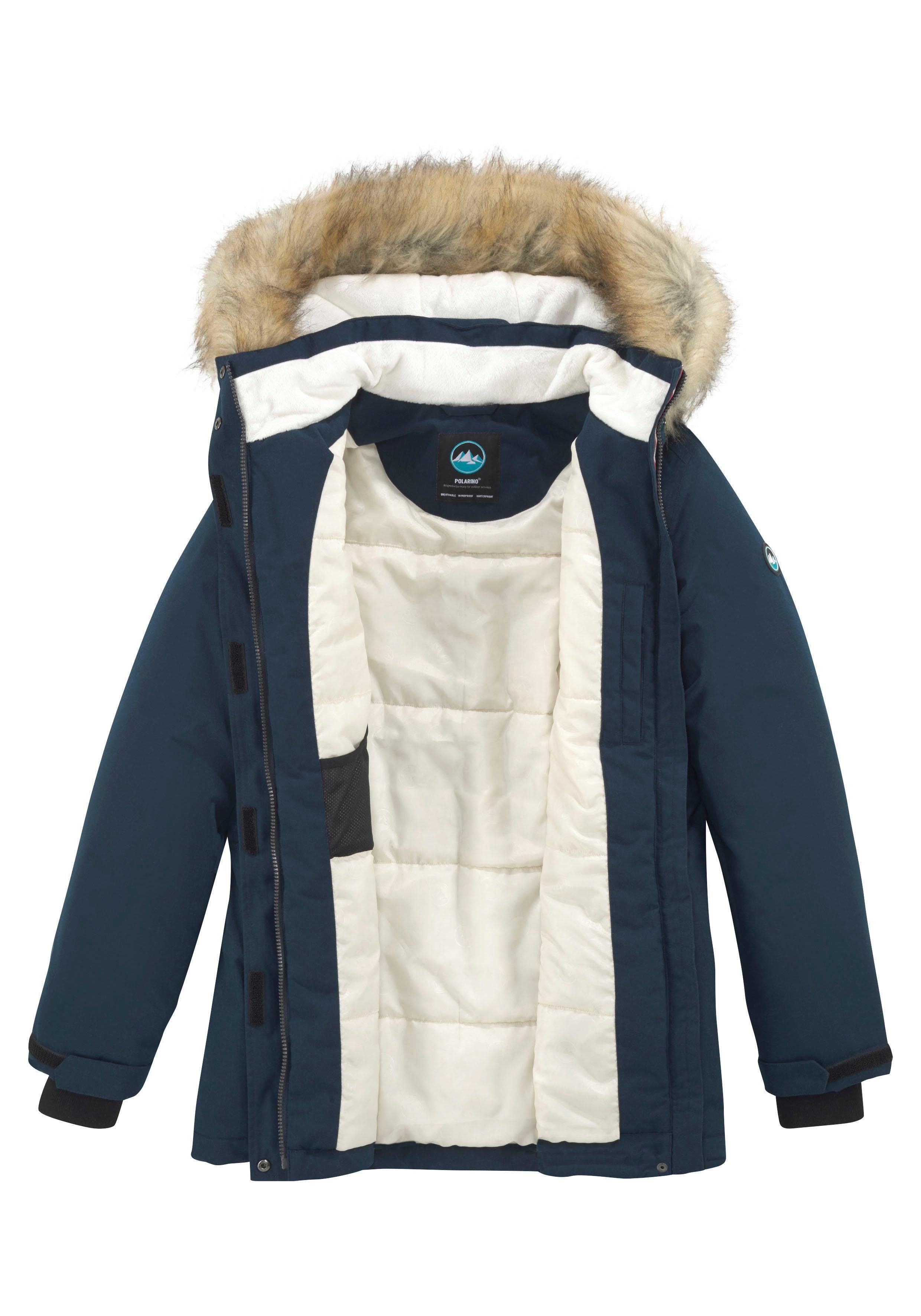 Polarino Functionele parka Waterafstotend, winddicht en ademend