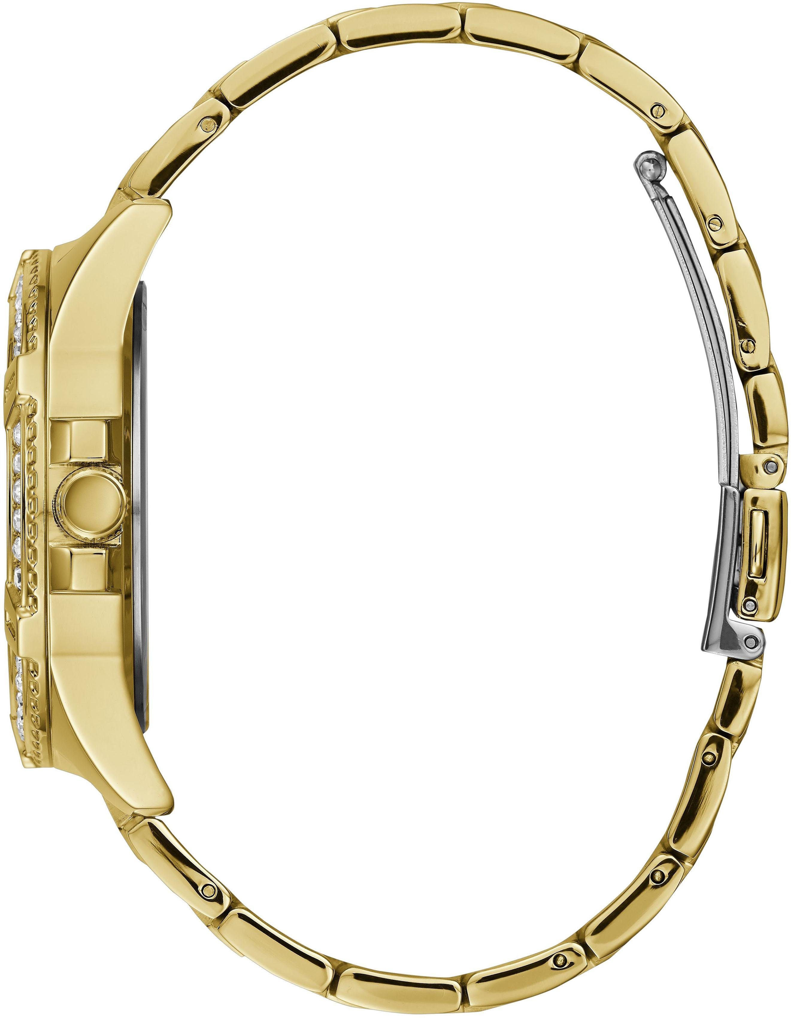 Guess Multifunctioneel horloge LADY FRONTIER Horloge, quartzhorloge, dameshorloge, analoog, stalen armband