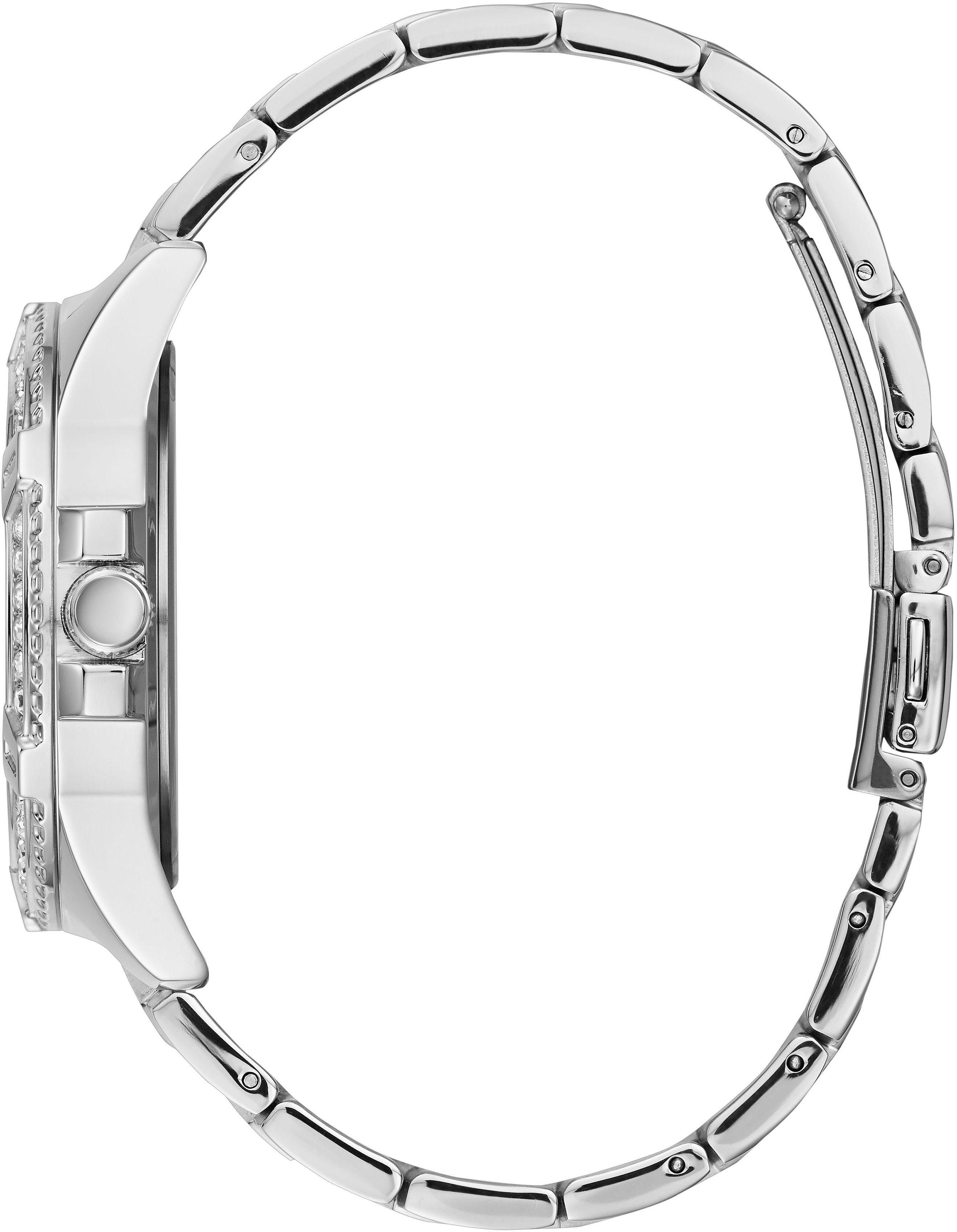Guess Multifunctioneel horloge LADY FRONTIER Horloge, quartzhorloge, dameshorloge, analoog, stalen armband