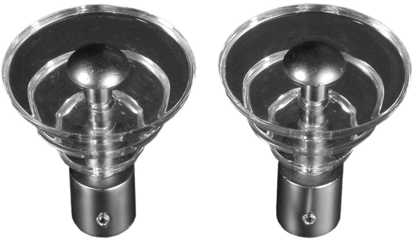 Liedeco Eindstuk voor gordijnroede Luna voor gordijnroeden ø 16 mm (set, 2 stuks)