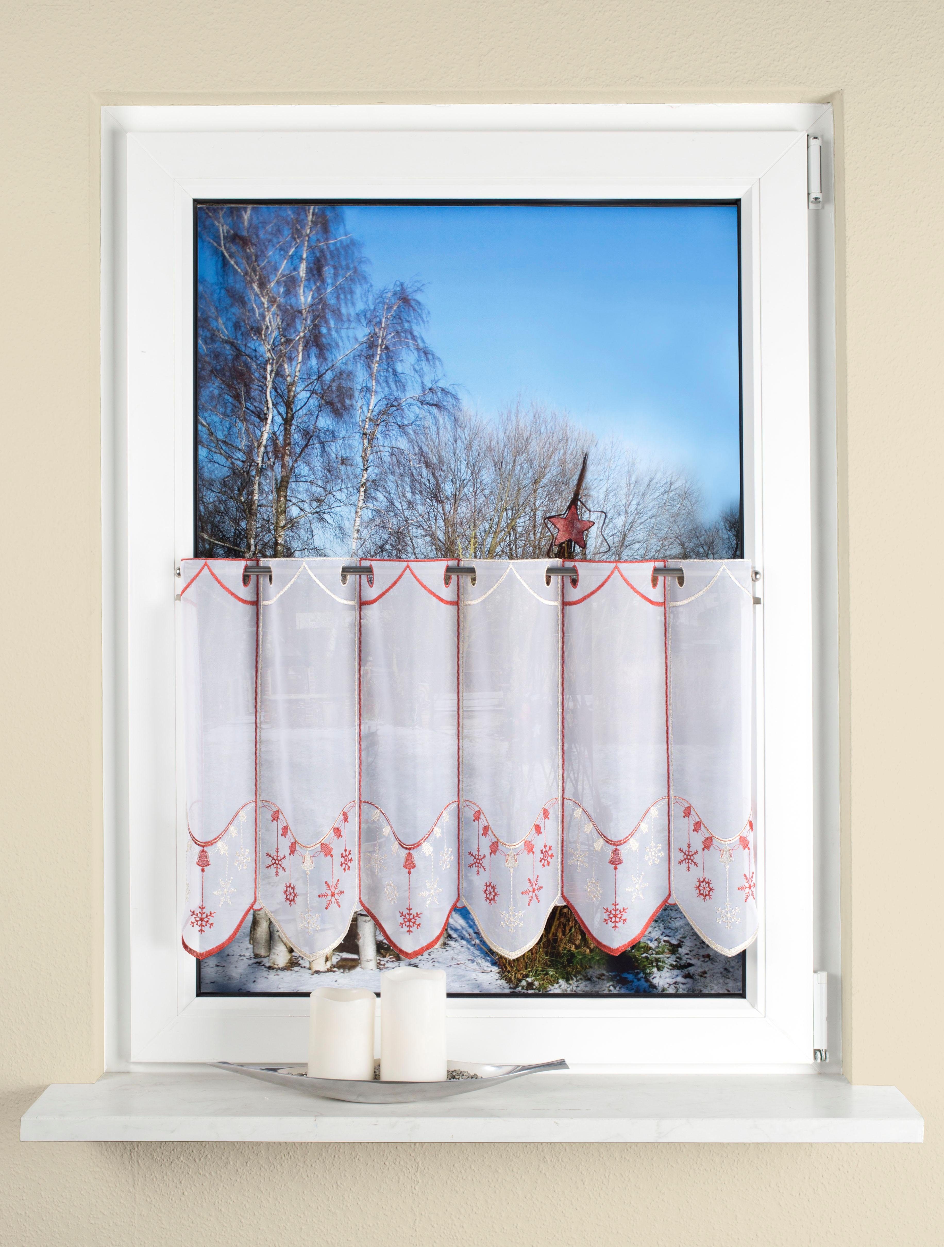 HOME WOHNIDEEN Valletje Adriane HxB: 45x130, geborduurd (1 stuk)