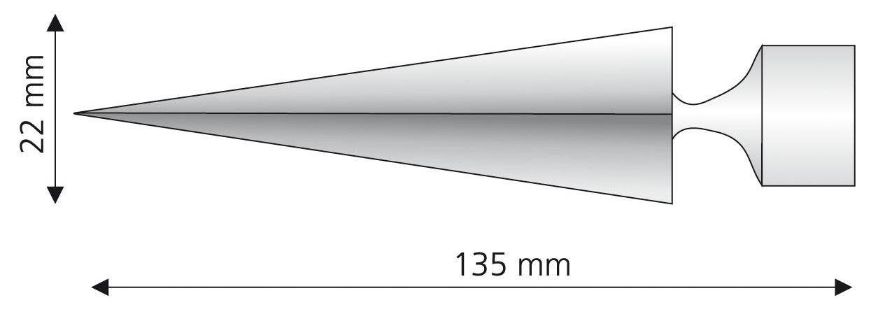 Liedeco Eindstuk voor gordijnroede Herkules voor gordijnroeden ø 16 mm (set, 2 stuks)