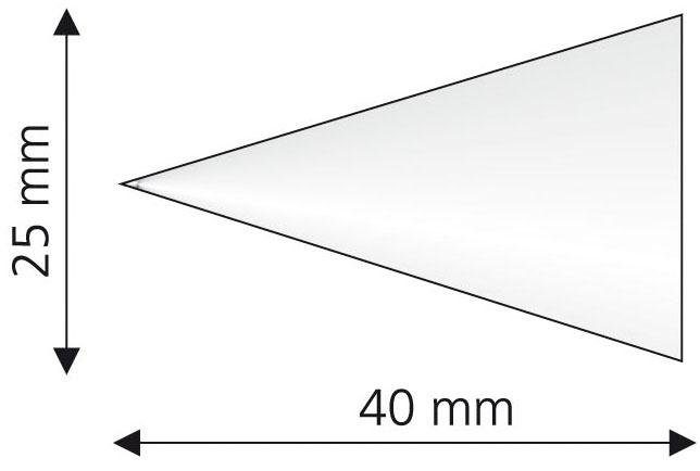 Liedeco Eindstuk voor gordijnroede Kegel voor gordijnroeden ø 16 mm (set, 2 stuks)
