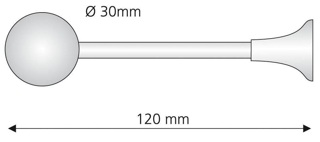 Liedeco Embrasse voor gordijnroeden ø 16 mm (1 stuk)