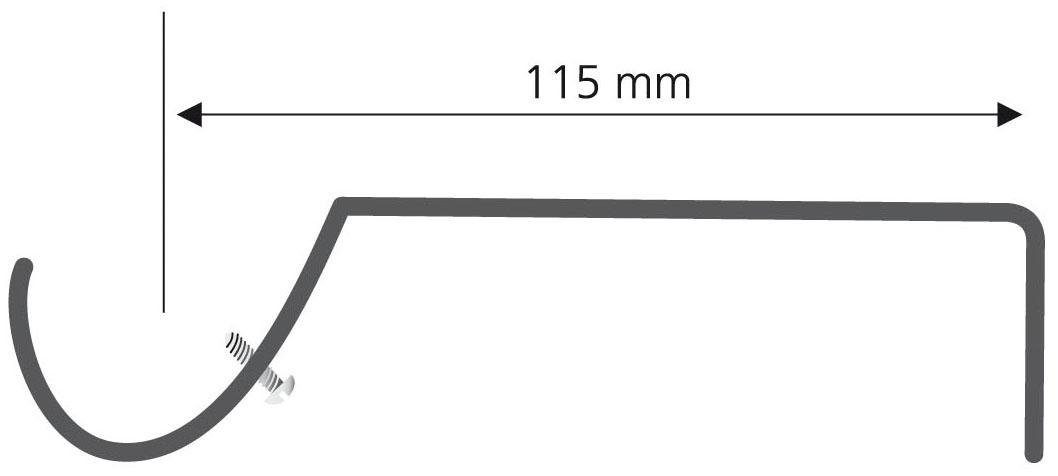 Liedeco Bandjes voor gordijnroeden ø 16 mm (set, 2 stuks)
