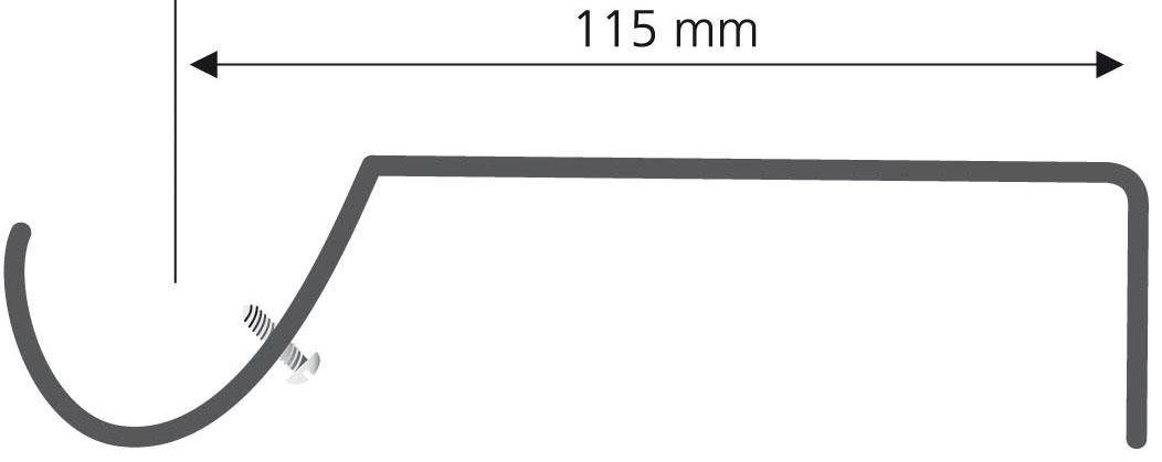 Liedeco Bandjes voor gordijnroeden ø 16 mm (set, 2 stuks)