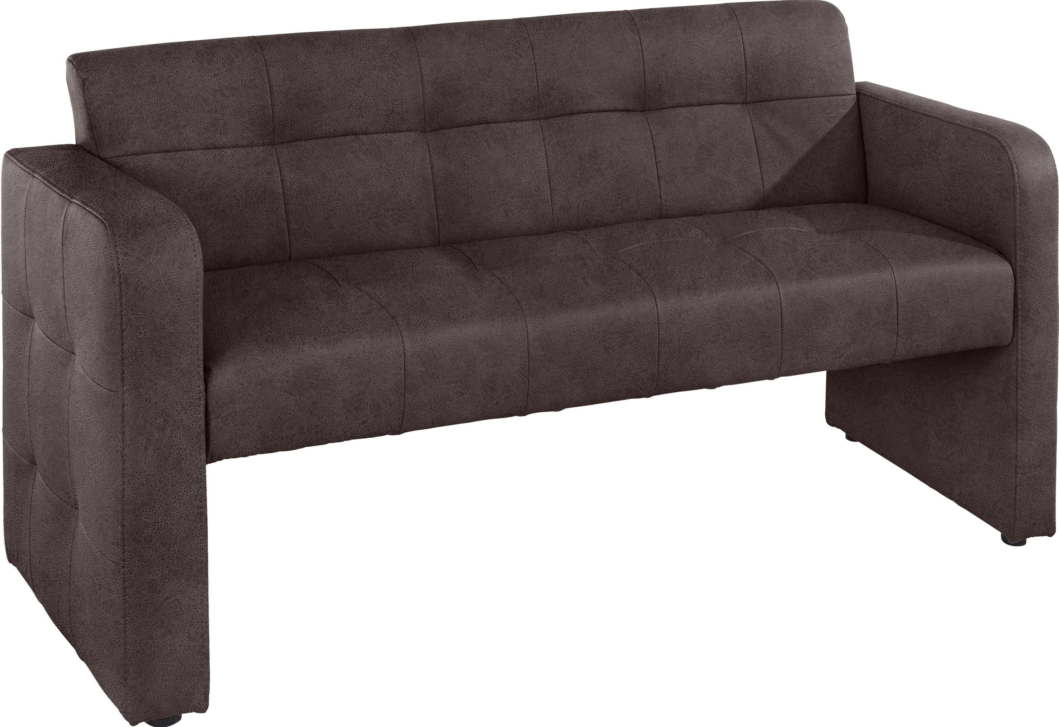 Exxpo - sofa fashion Bank Barista keukenbank met comfortabele zithoogte van 49 cm geweldige detailafwerking, vrij in de ruimte te plaatsen