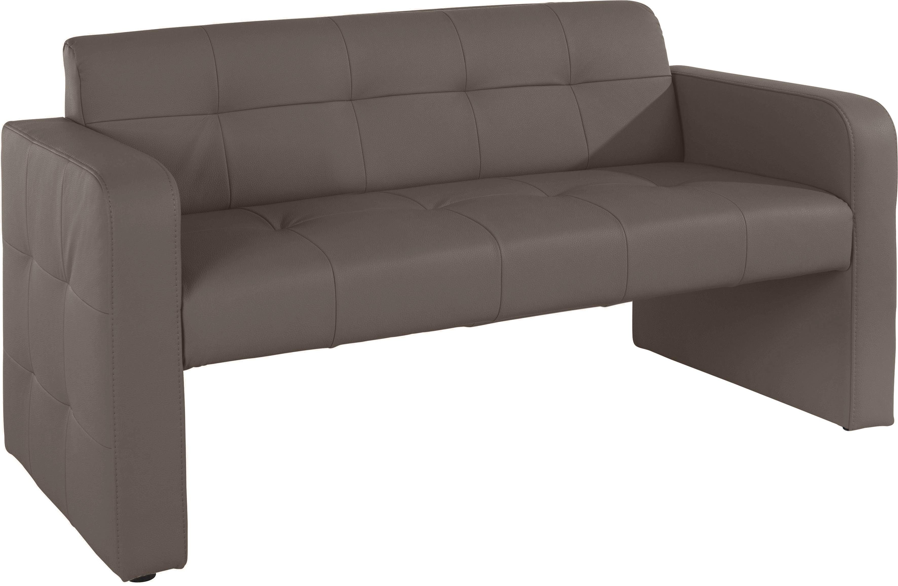 exxpo - sofa fashion Bank Barista keukenbank, zithoogte 49 cm, compacte afmetingen grijs, eetbanken