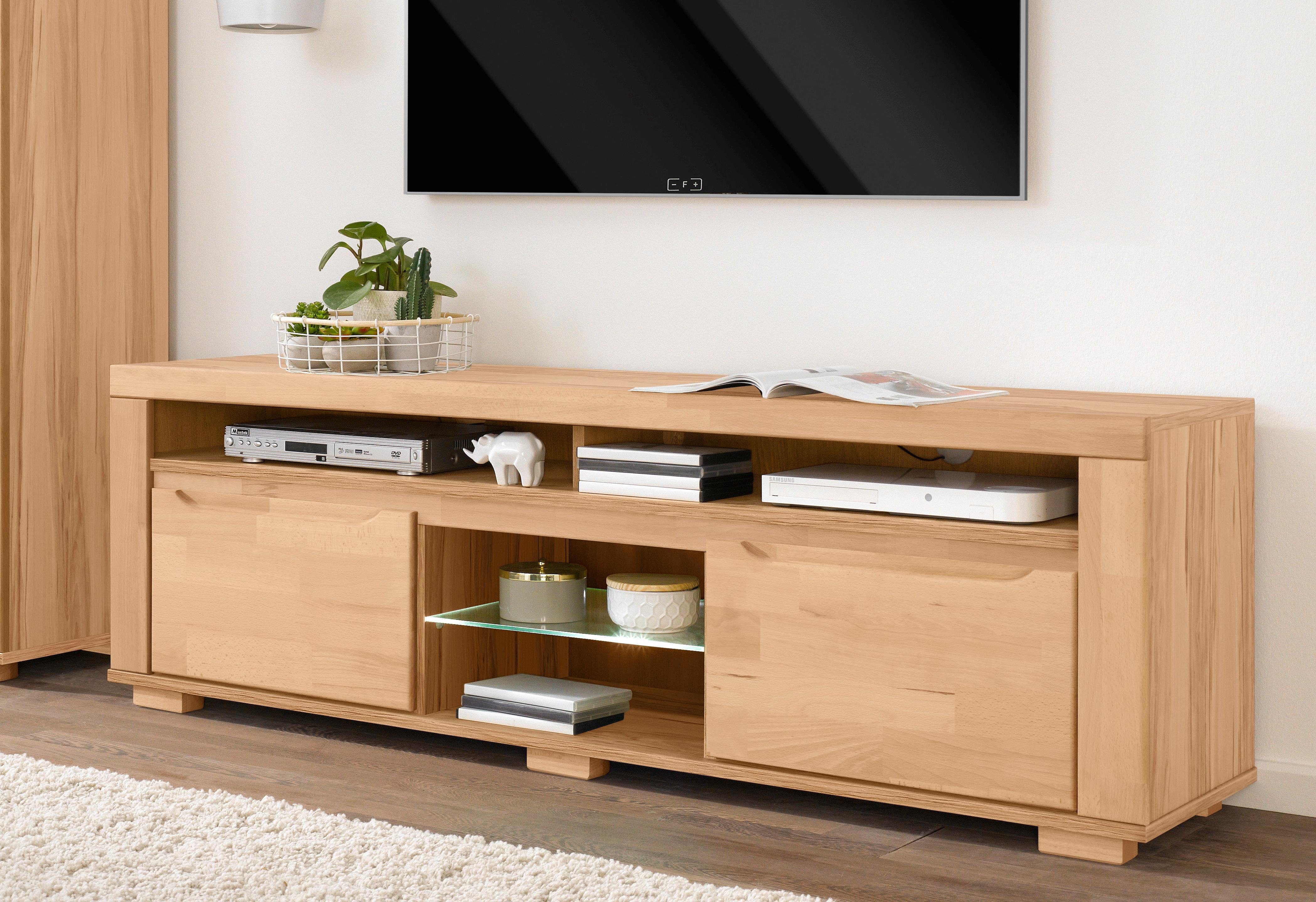 home affaire tv-meubel denis breedte 160 cm beige