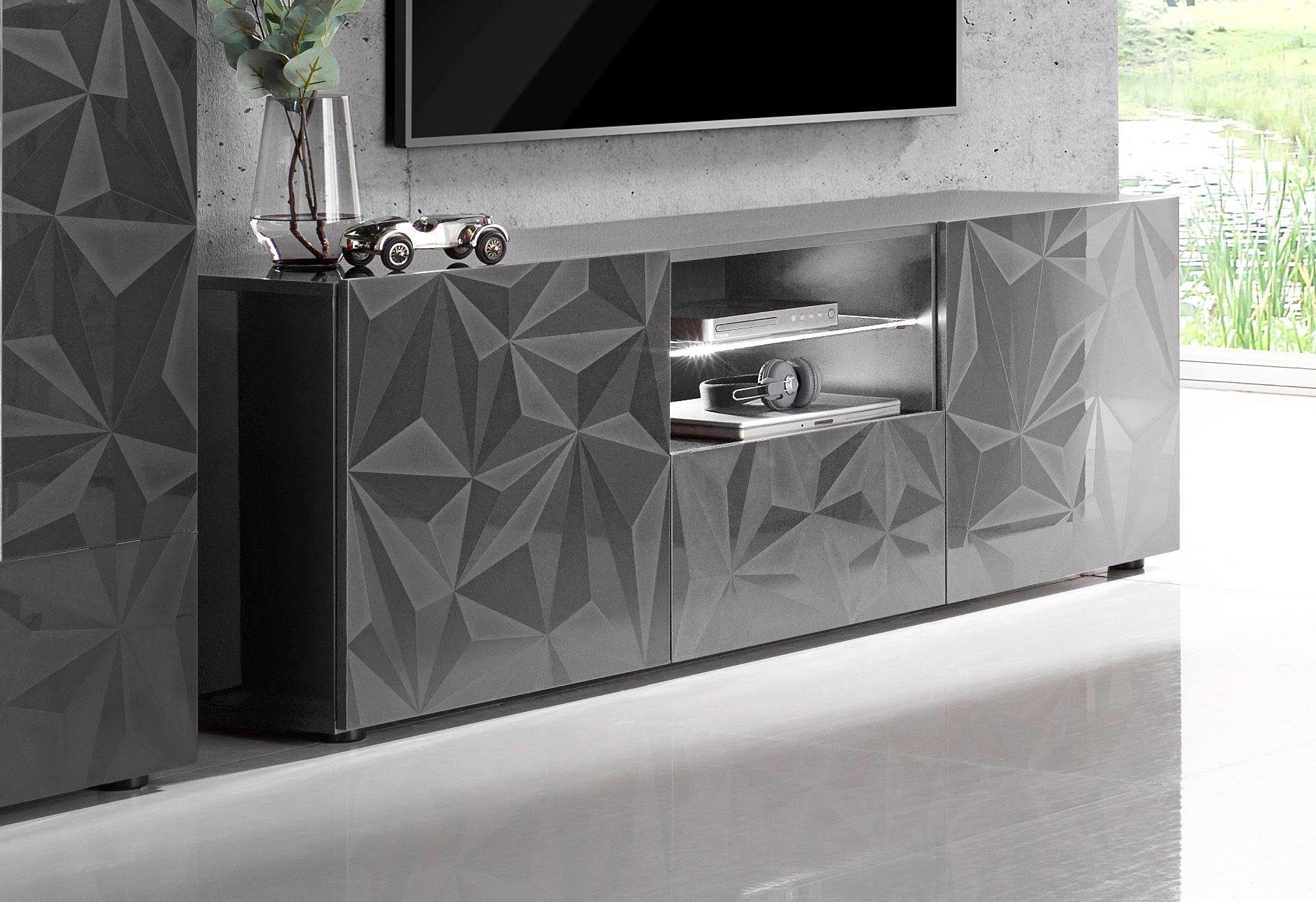 INOSIGN Tv-meubel Prisma Breedte 181 cm, 2-deurs