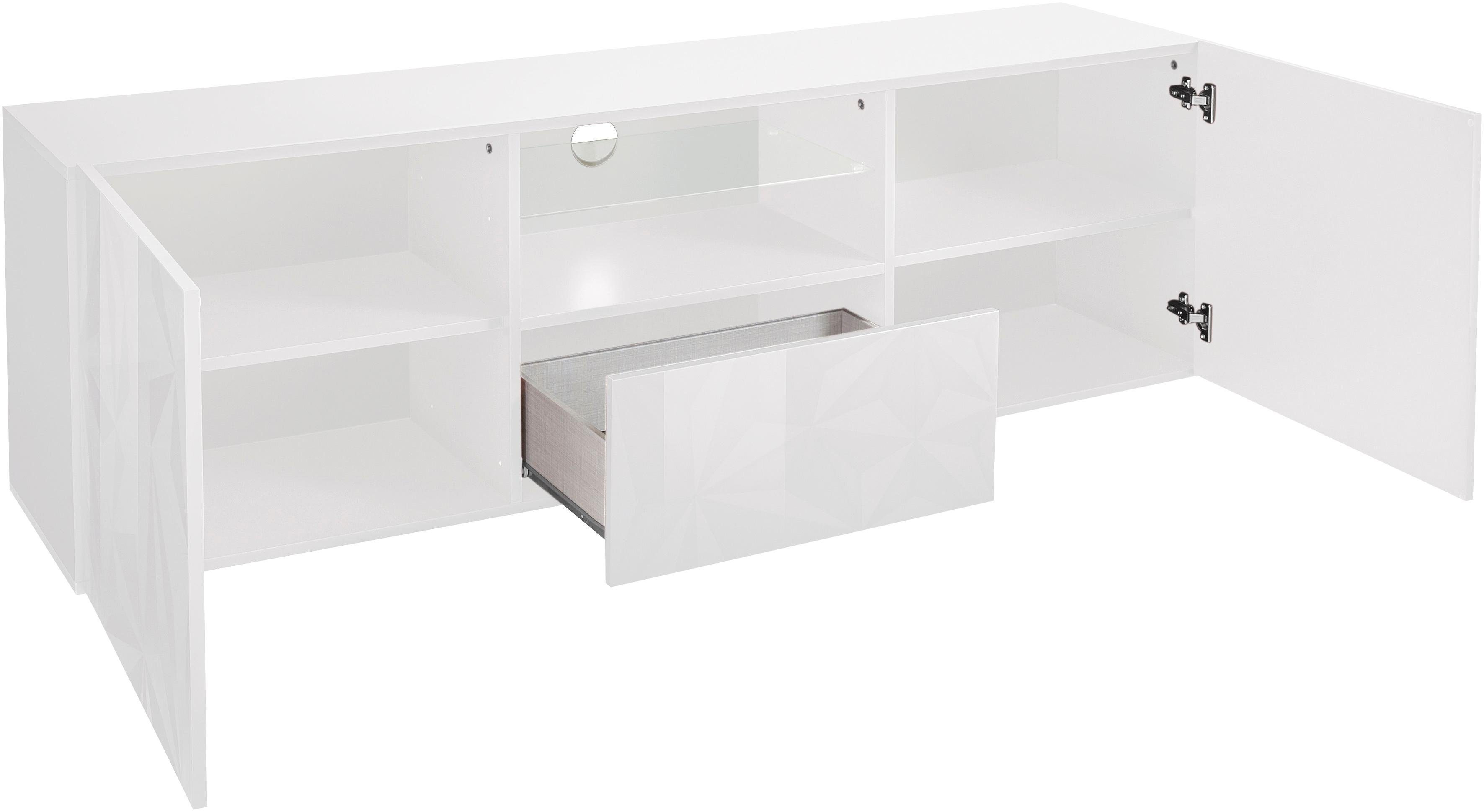 INOSIGN Tv-meubel Prisma Breedte 181 cm, 2-deurs