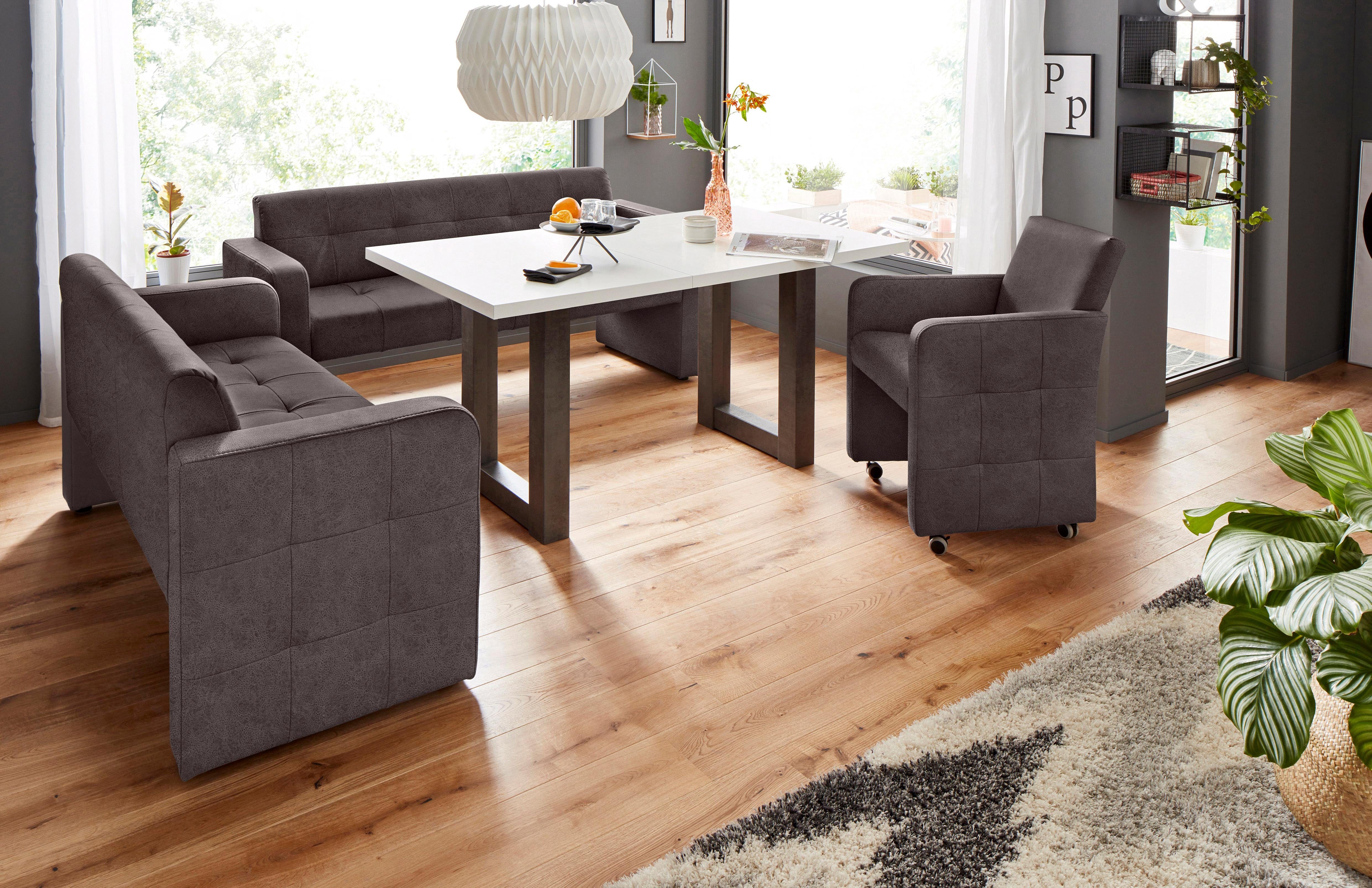 exxpo - sofa fashion Bank Barista keukenbank, zithoogte 49 cm, compacte afmetingen