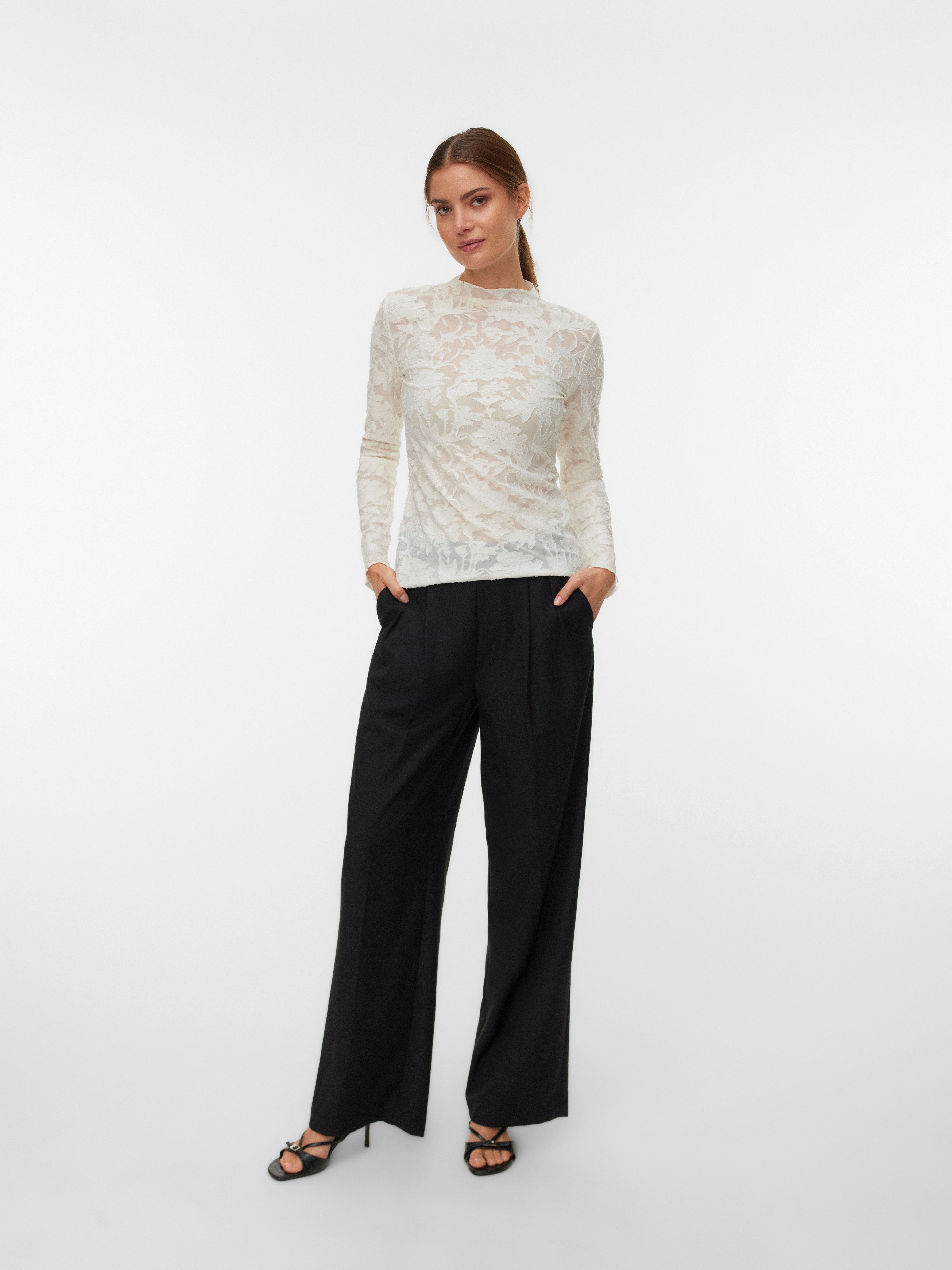 Vero Moda Shirt met lange mouwen VMLAYLA LS TOP JRS NOOS