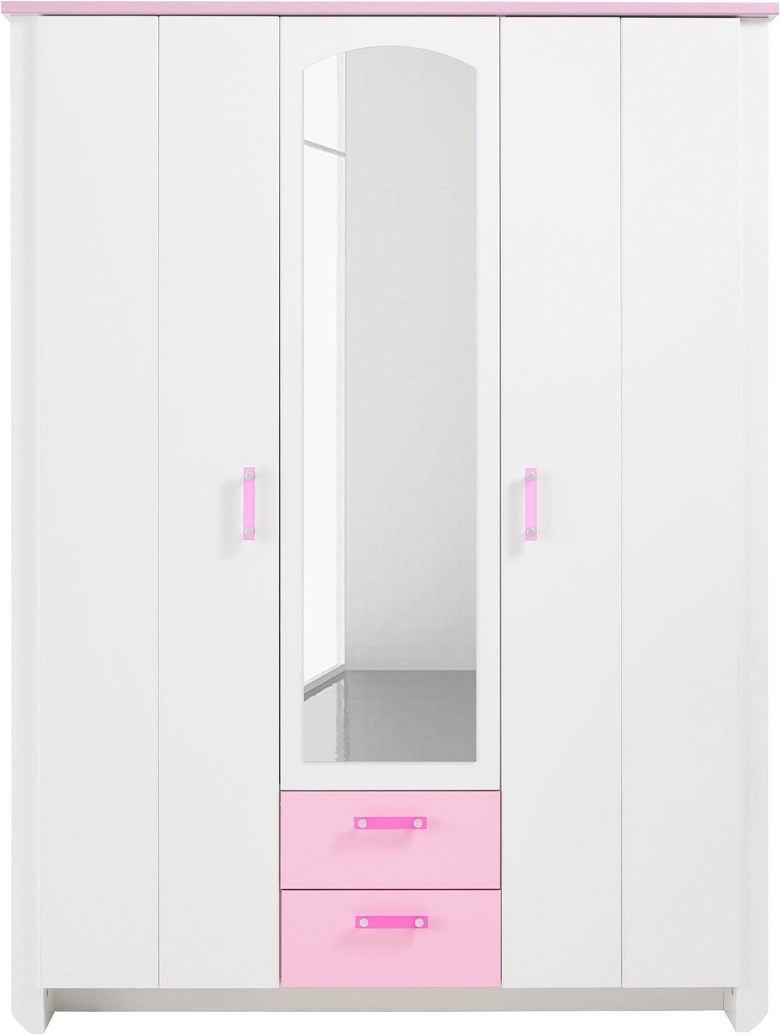 Parisot Tienerkamerset Biotiful met kledingkast en commode (set, 4-delig)