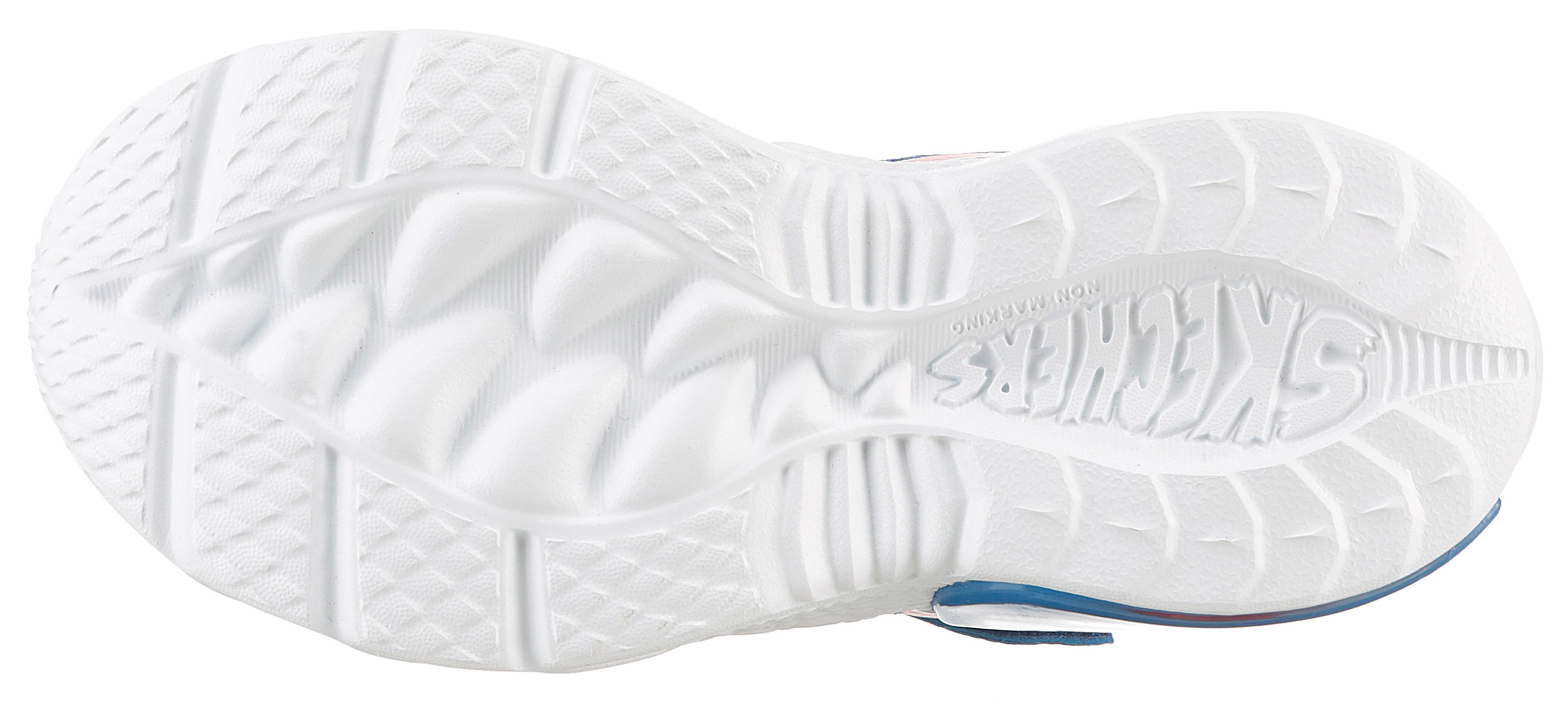 Skechers Sneakers CREATURE-CRAWLERS , blinkende klittenbandschoen met coole afbeelding, maat sjabloon te downloaden