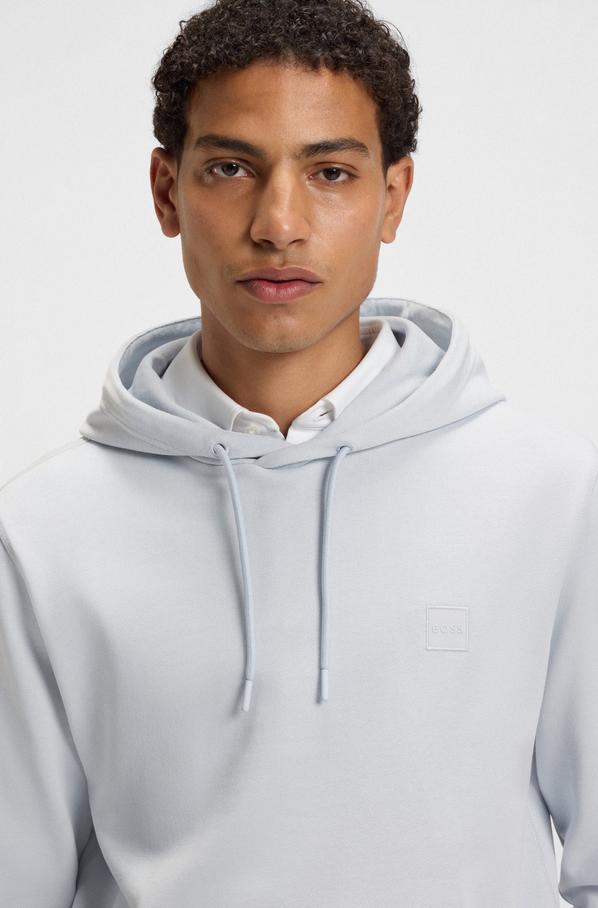 Boss Orange Hoodie Wetalk met geborduurd boss merkembleem