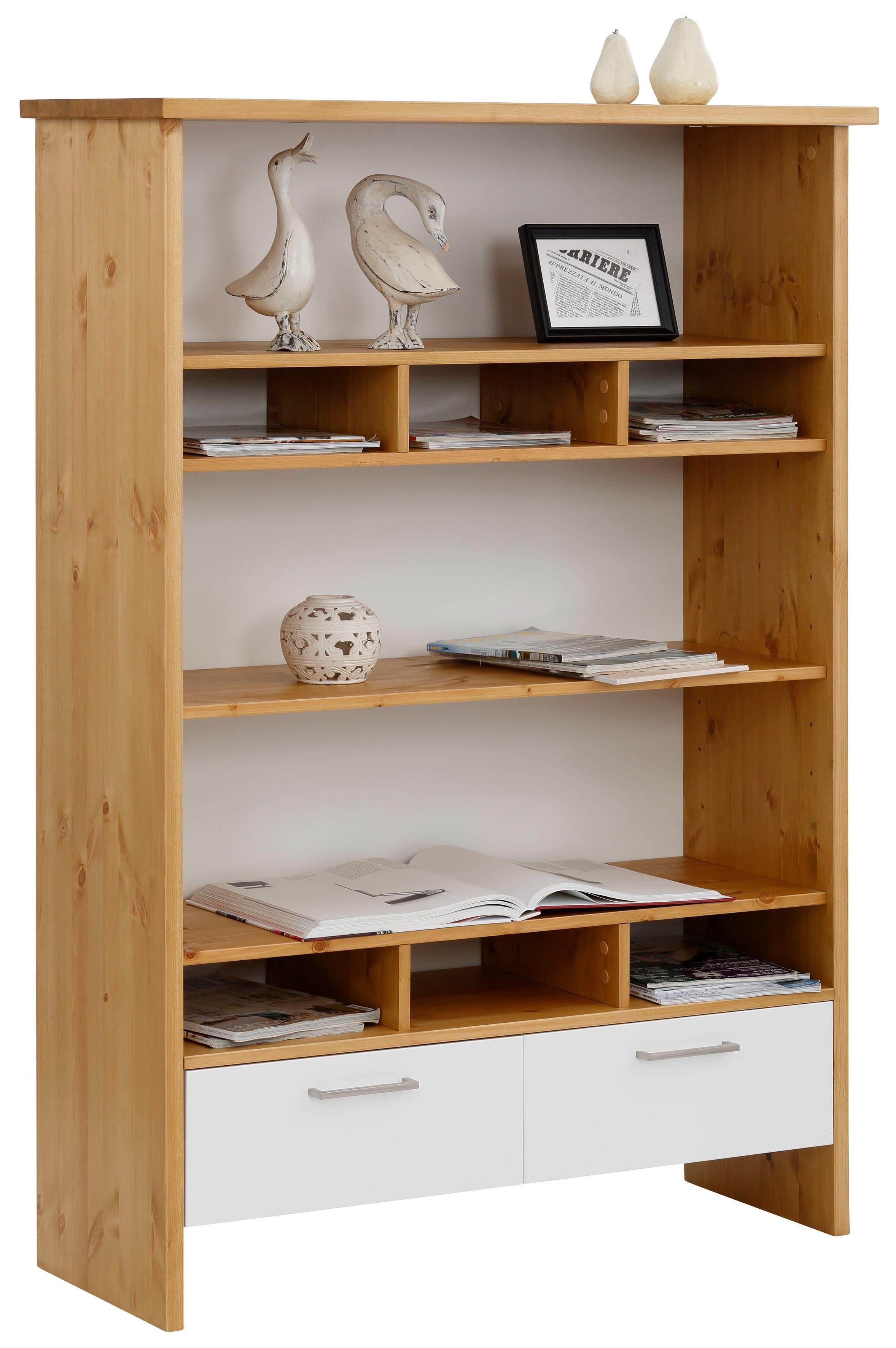 Home affaire Highboard Ixo Opbergkast, breedte 101 cm, van massief dennenhout, FSC highboards wit