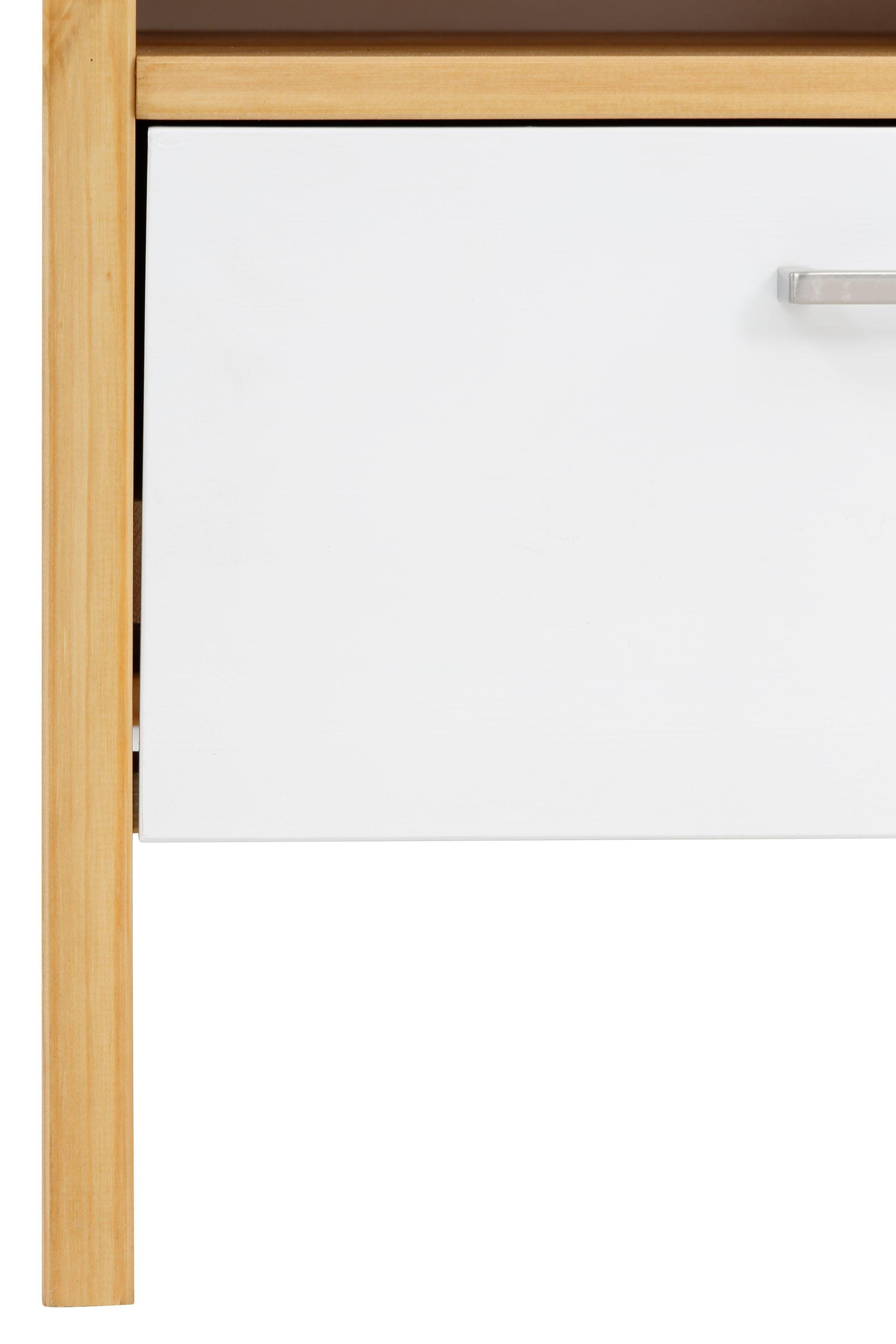 Home affaire Multifunctionele kast Ixo Plank, breedte 101 cm, met 2 lades, van massief grenen, FSC®