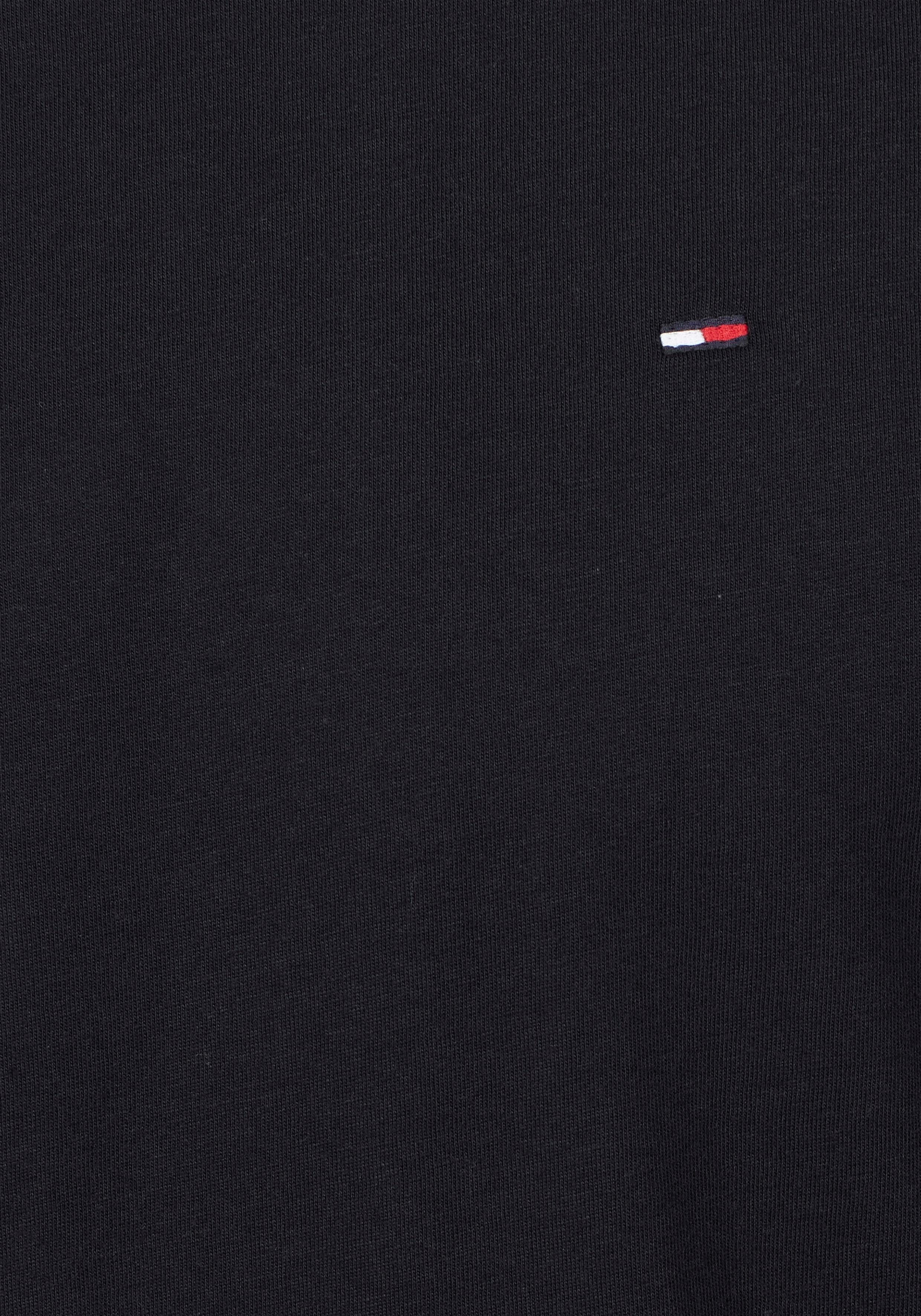 TOMMY JEANS T-shirt TJM ESSENTIAL SOLID TEE met ronde hals en subtiele logo-vlag