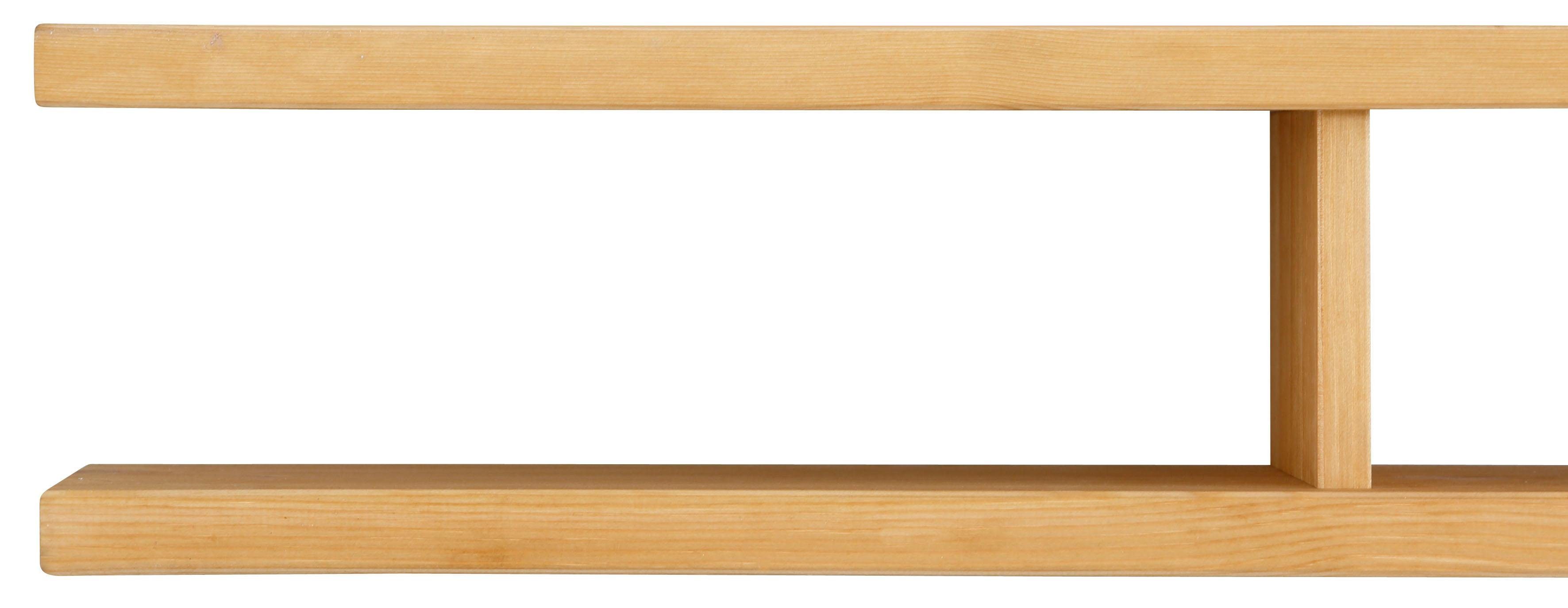 Home affaire Wandplank Breedte 148 cm, van massief grenen, FSC®