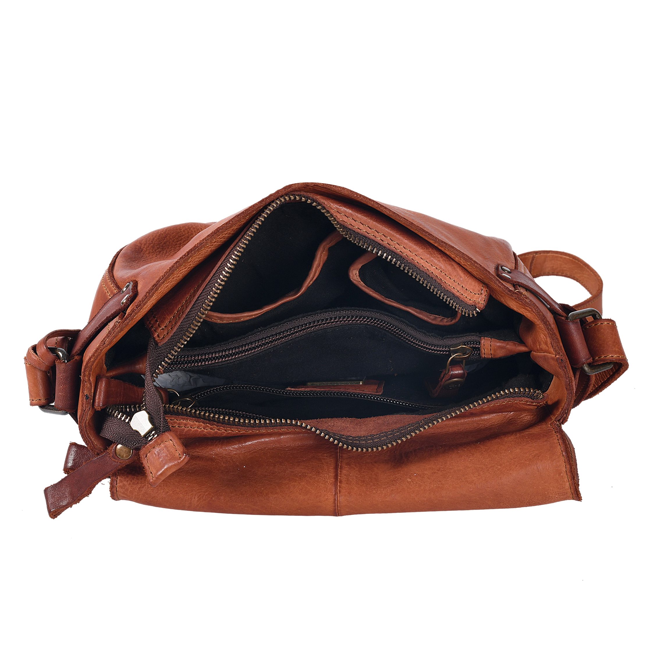 HARBOUR 2nd Handtas Theresia gewassen rundleer