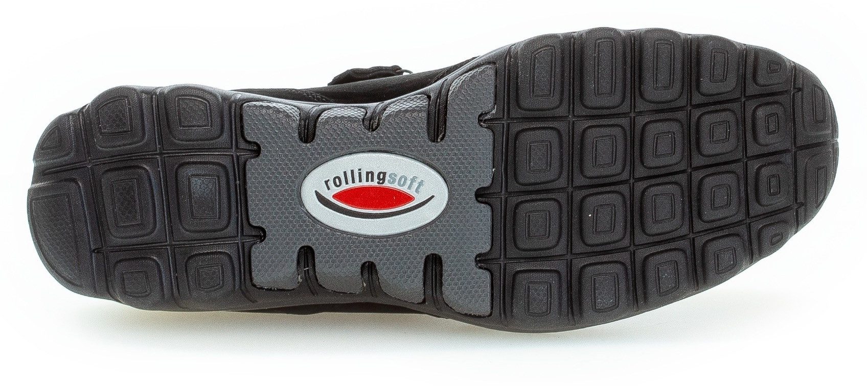 Gabor Rollingsoft Sneakers met sleehak vrijetijdsschoen, lage schoen, veterschoen met optifit verwisselbare inlegzool