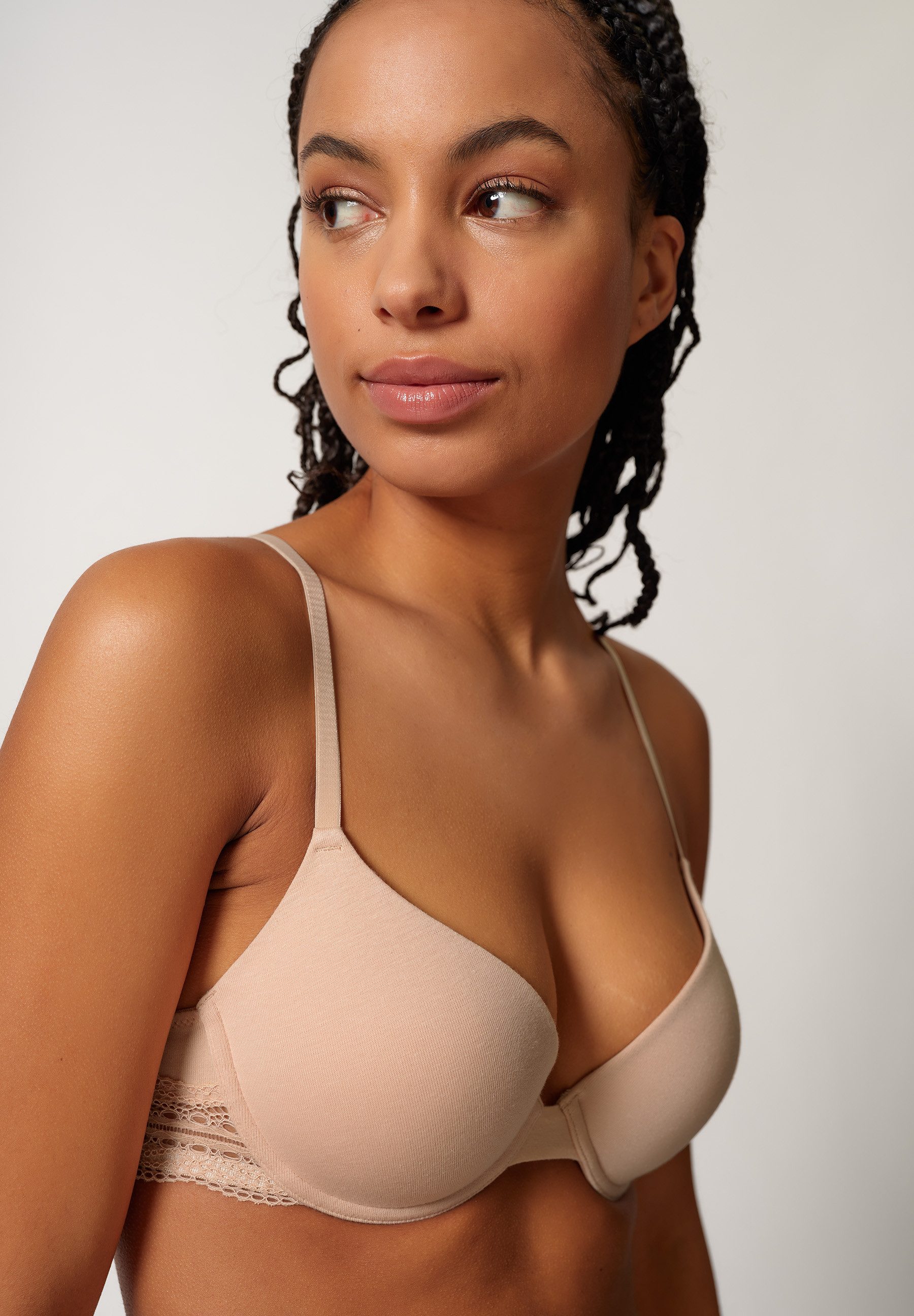 Skiny® Bh met steuncups Classicotton Fijne kant aan de onderborst