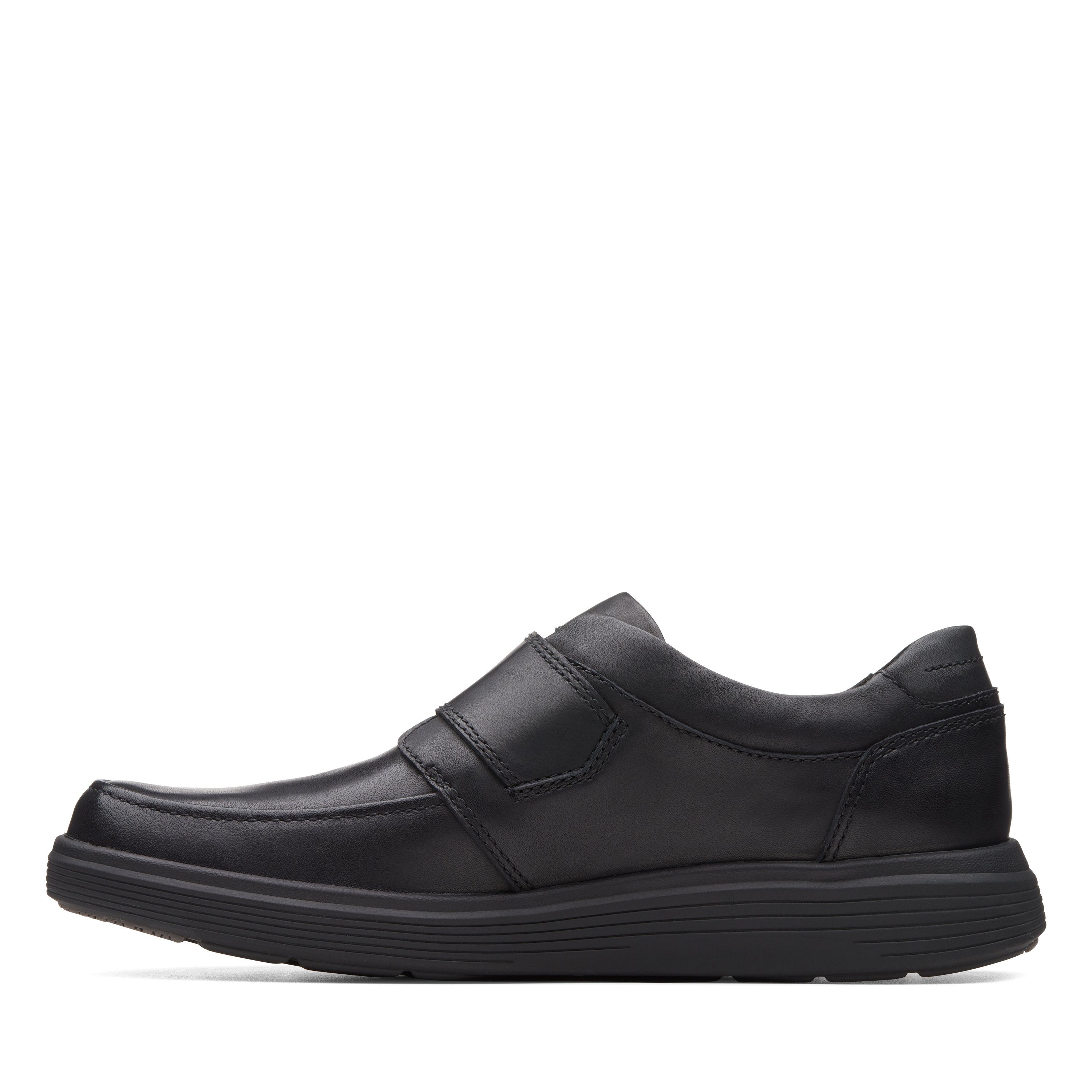 Clarks Klittenbandschoenen Un Abode Strap Comfortabele schoen, slipper, feestelijke schoen met uitneembaar voetbed