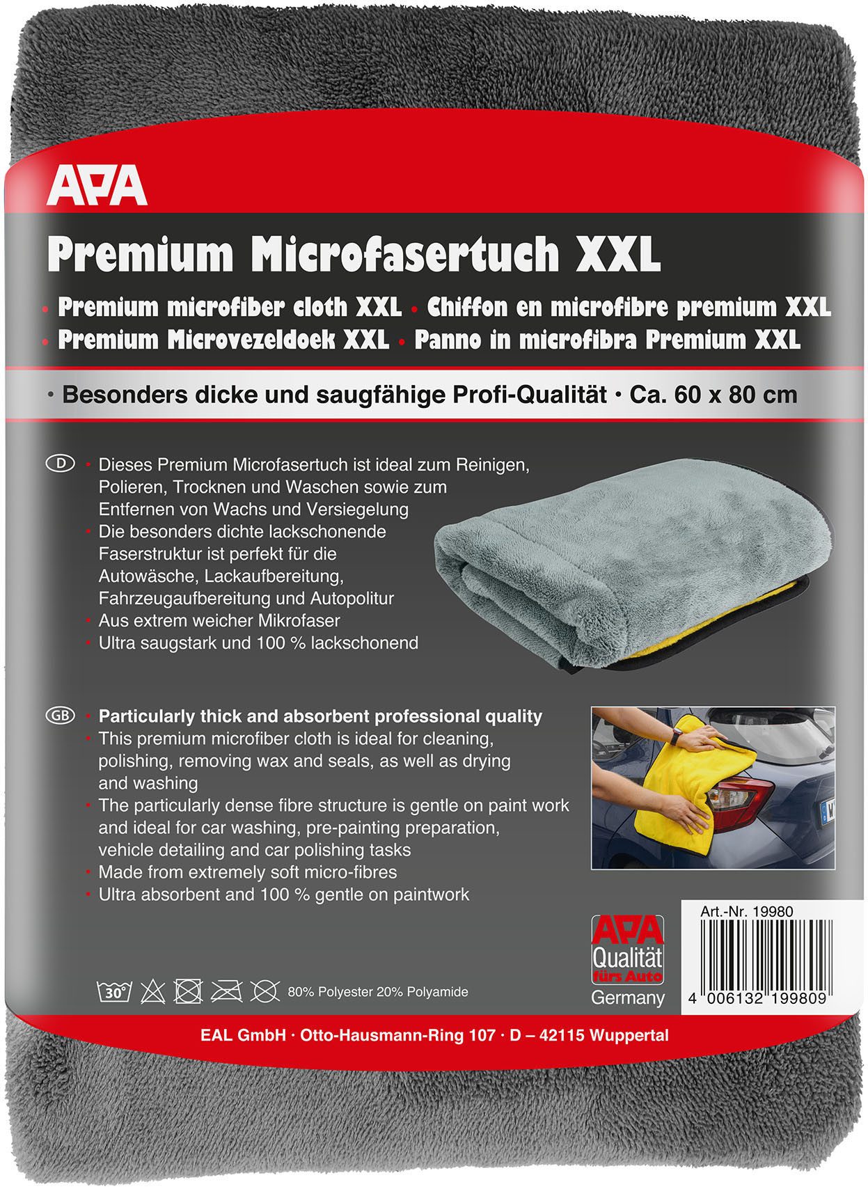 APA Microvezeldoekje Premium droogdoek XXL (1 stuk)