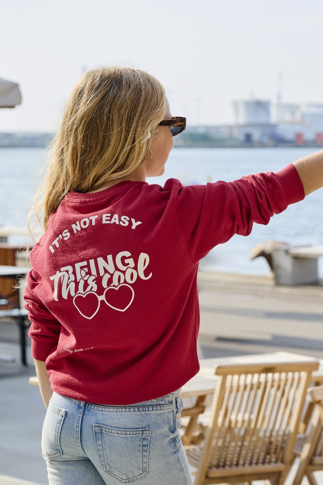 KIDS ONLY Sweatshirt KOGTINA L/S LOVE O-NECK UB SWT