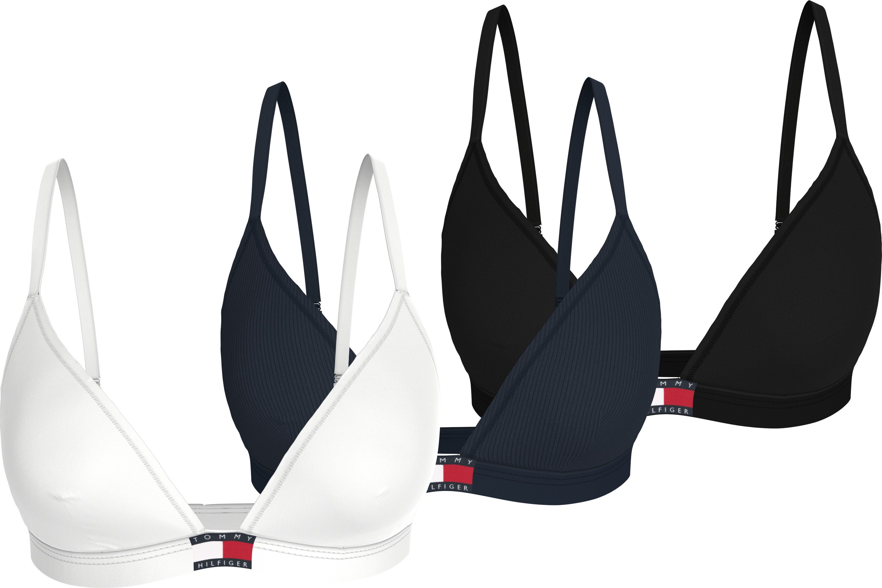 Tommy Hilfiger Underwear Triangel-bh 3 PACK TRIANGLE (3-delig, Set van 3)