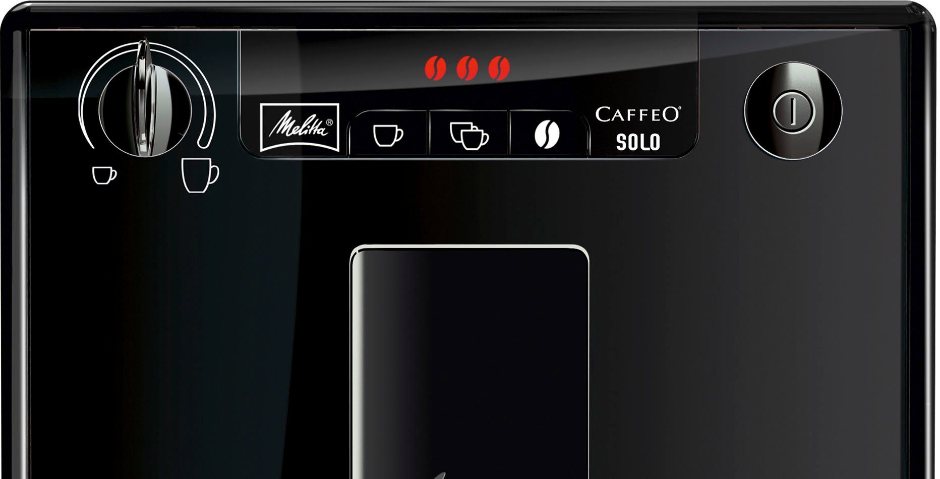 Melitta Volautomatisch koffiezetapparaat Solo® E950-201, zwart, Perfect voor caffè crema & espresso, slechts 20 cm breed