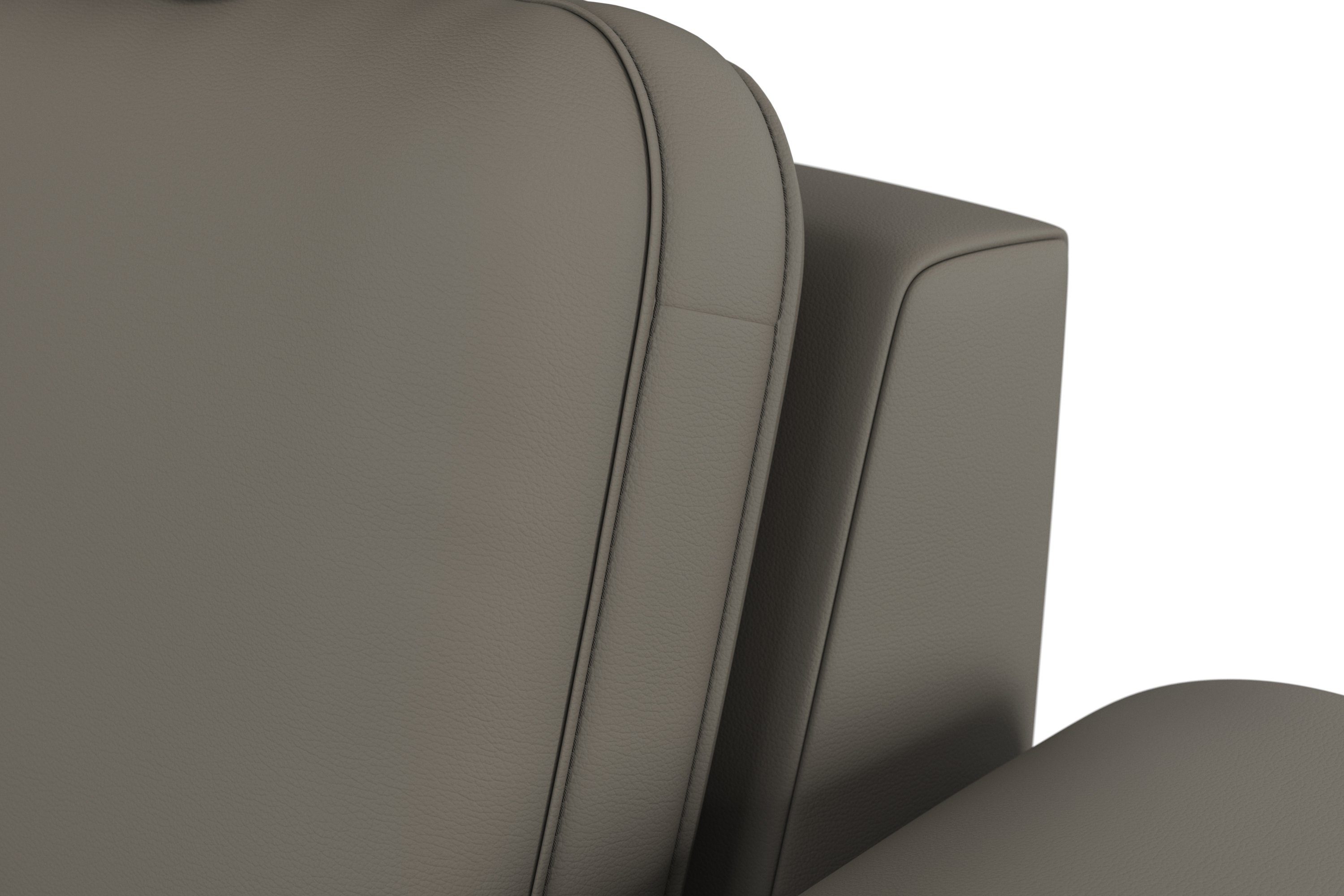 sit&more Hoekbank Bendigo L-vorm inclusief zitdiepteverstelling, bodemvrijheid 15 cm, 2 pootkleuren