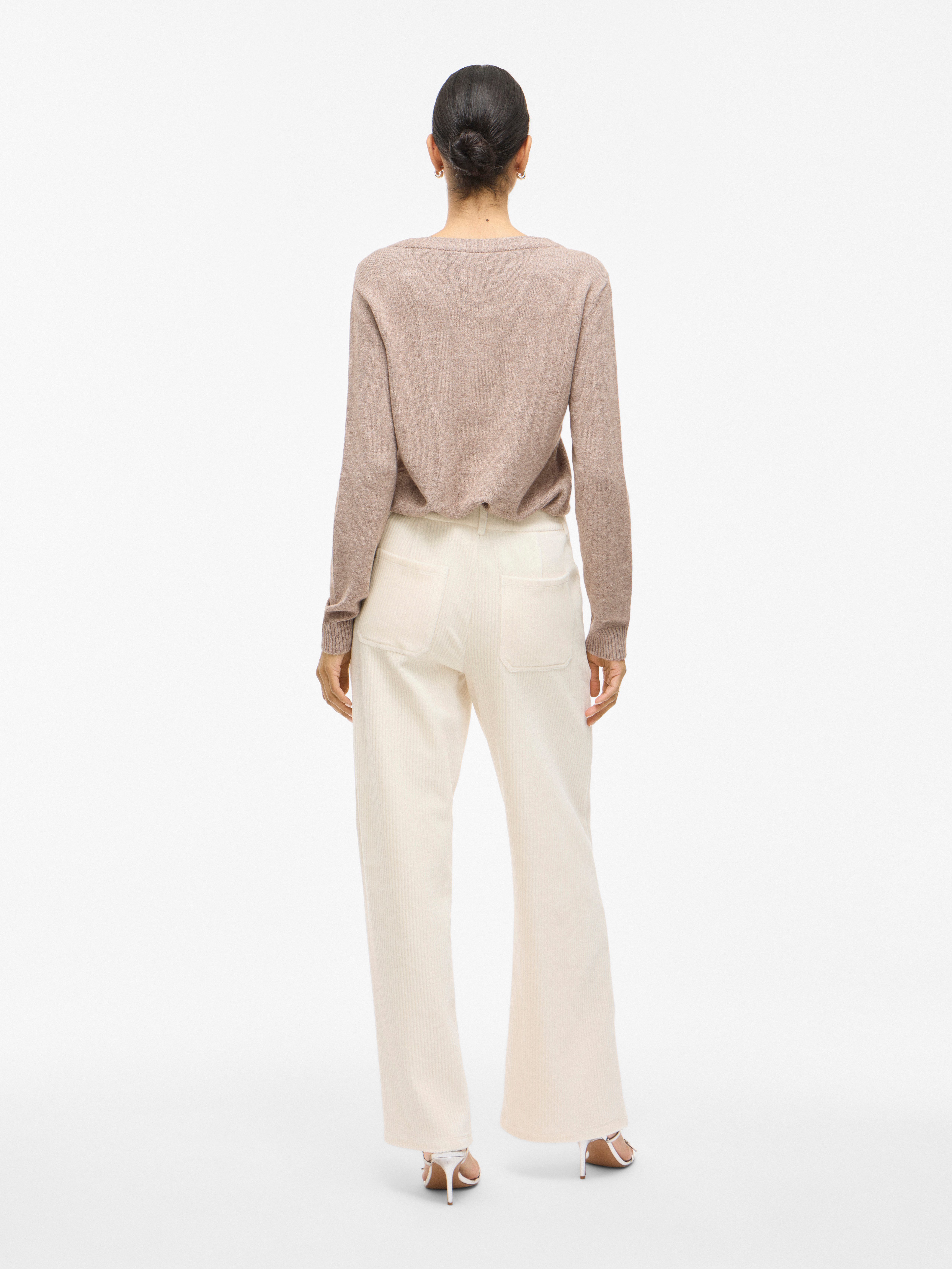 Vila Cordbroek VIKITA RW WIDE CORDUROY PANTS - NOOS