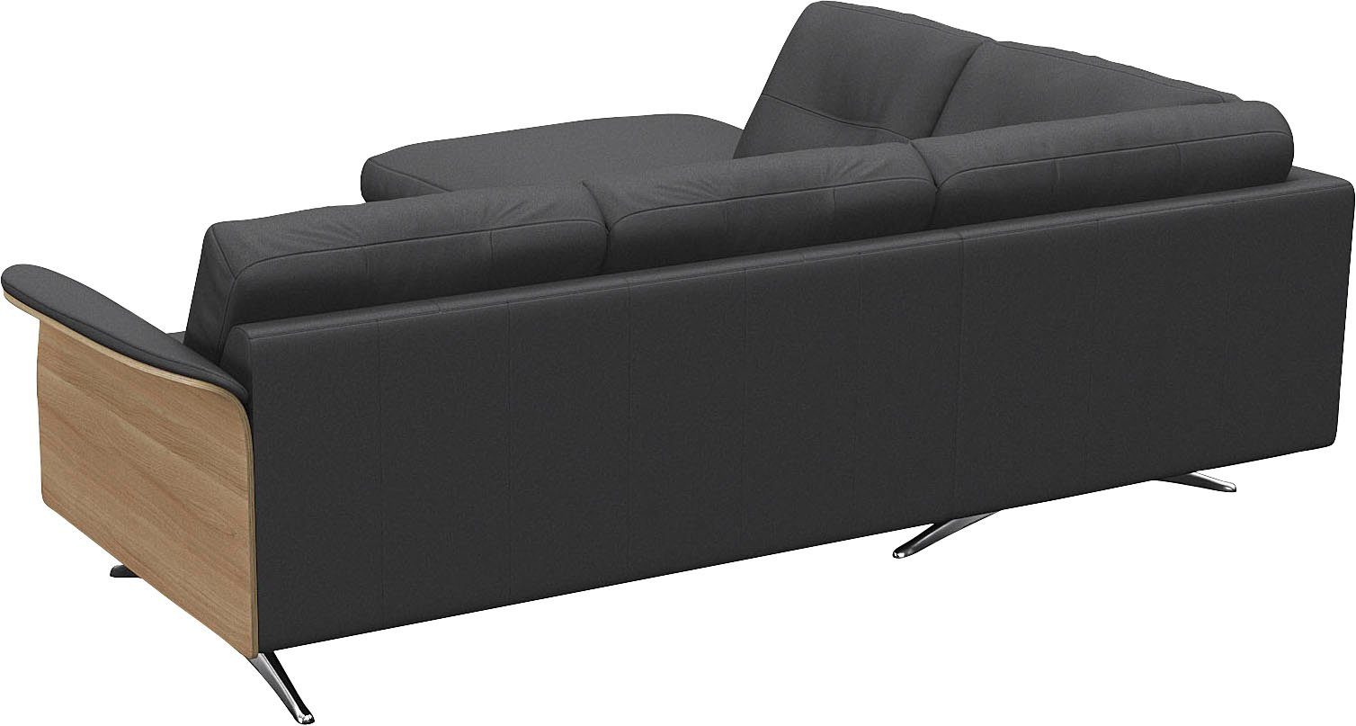 FLEXLUX Hoekbank Glow, super comfortabel door hoogwaardige zitconstructie met binnenvering, L-vorm