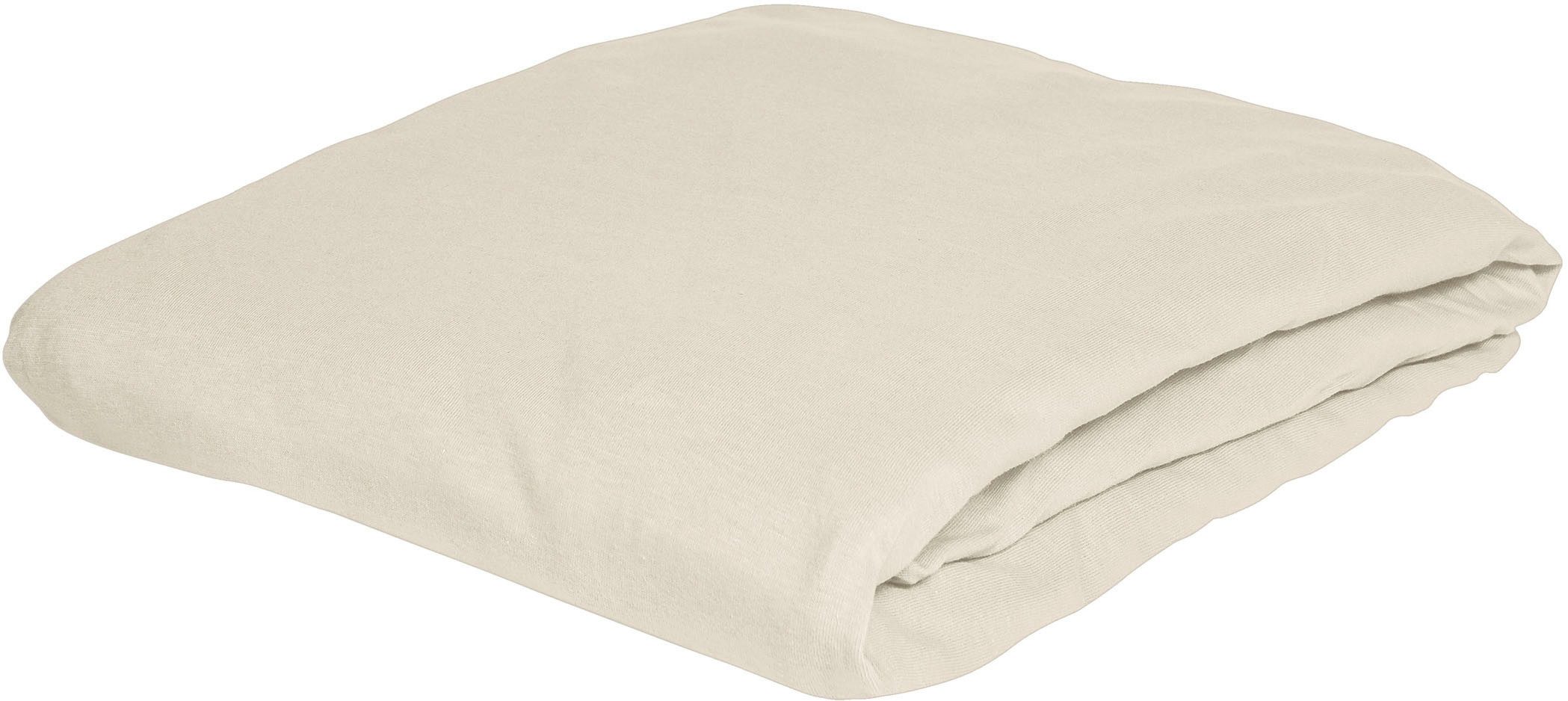 BIERBAUM Hoeslaken Biber, knuffelig warm in de winter 100% katoen, onderhoudsvriendelijk, voor matrassen tot 20 cm hoogte (1 stuk)