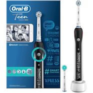 oral b elektrische tandenborstel teen black met visuele poetsdruksensor zwart
