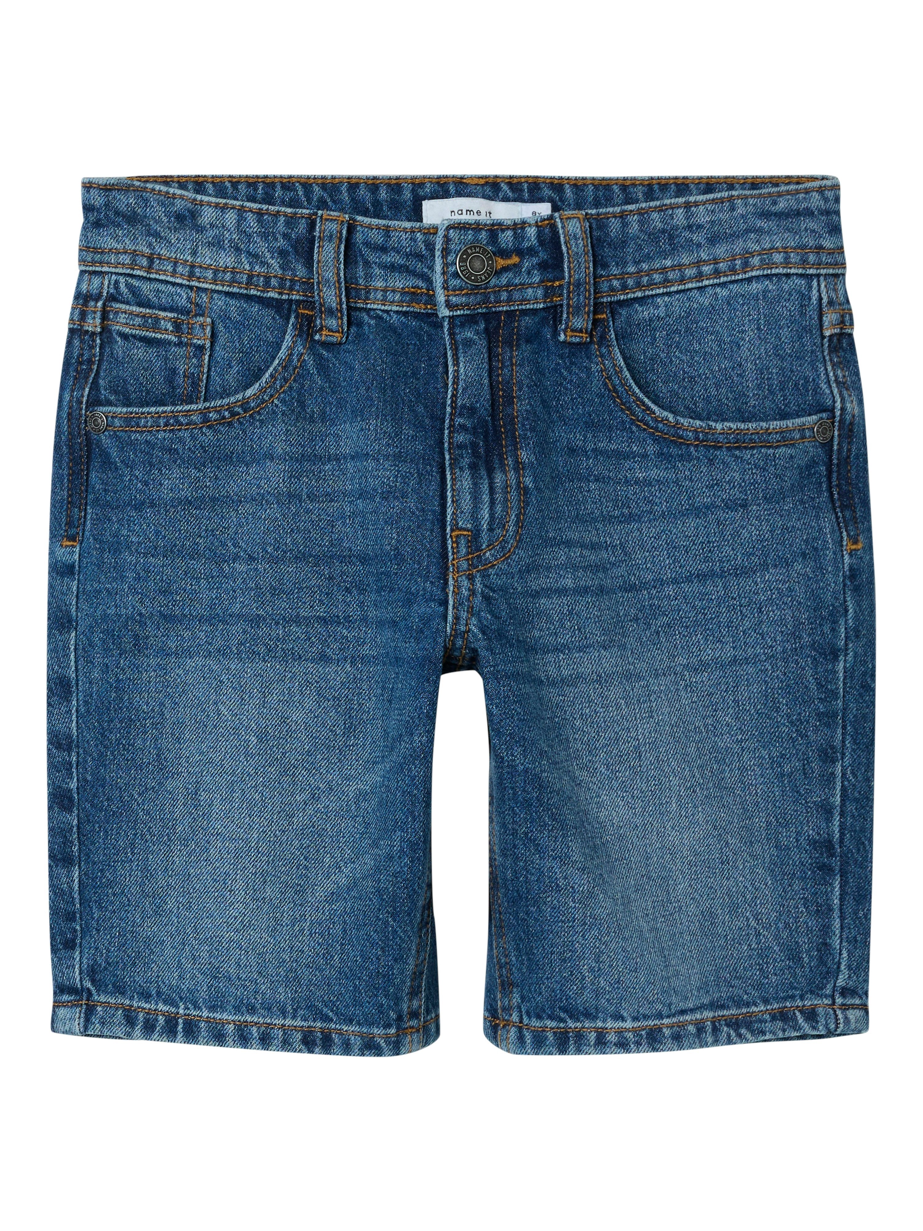 Name It Short NKMRYAN REG L DNM SHORTS 6750-DM NOOS jongens shorts maat 104 blauw