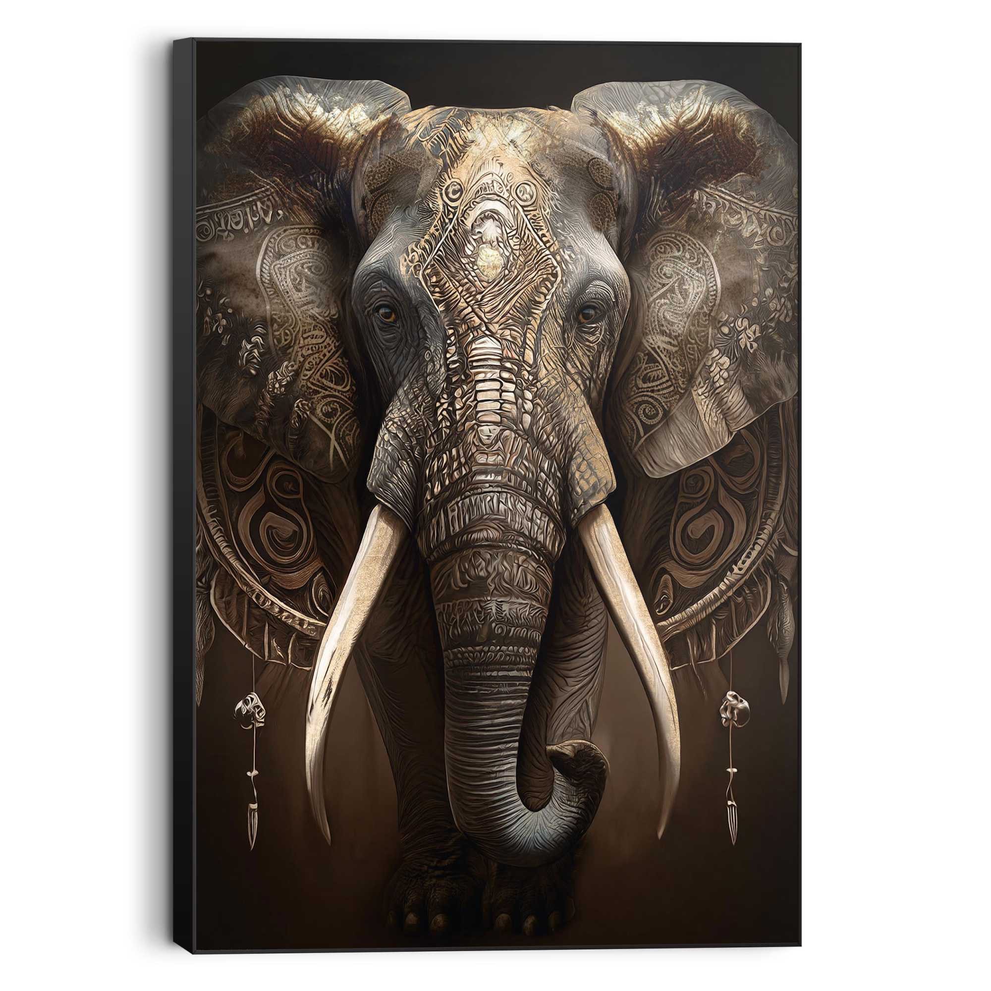 Reinders! Artprint Decorated Elephant
