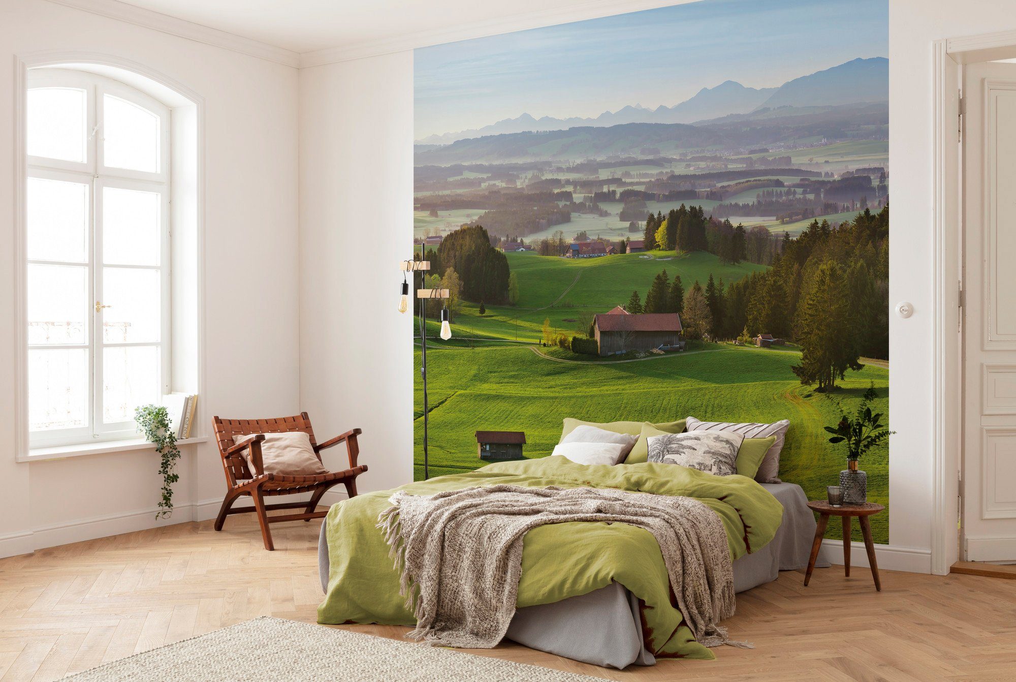 Komar Vliesbehang Digitale print vlies - Paradiesisches Bayern - Afmeting 450 x 280 cm (9 stuks)