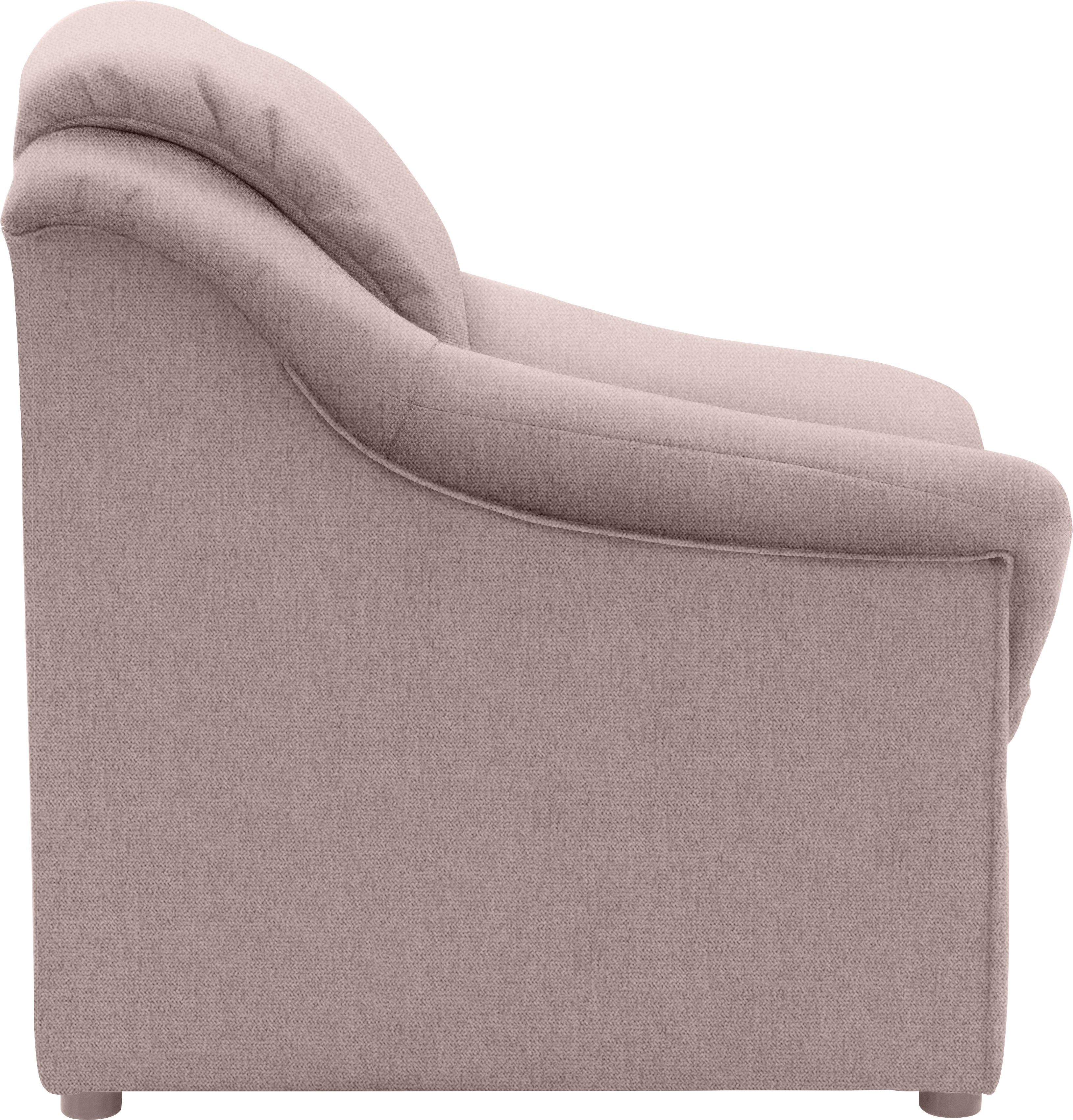 DOMO collection Fauteuil Faenza voor kleine ruimtes, tijdloos en elegant, compacte afmetingen