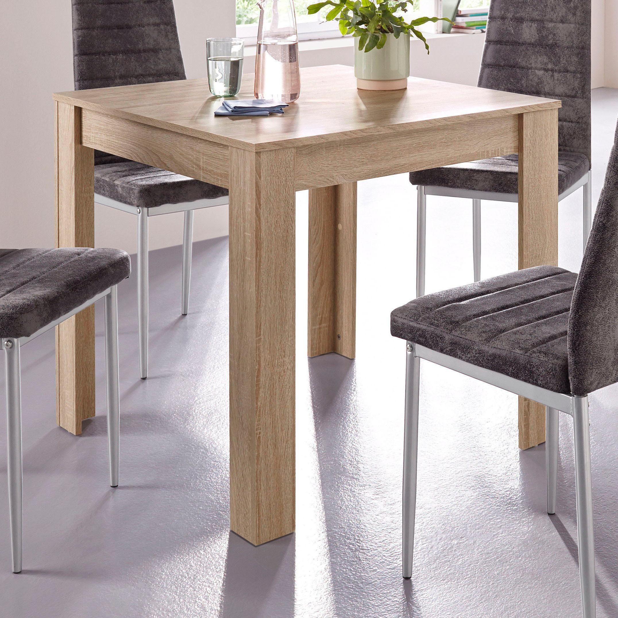 INOSIGN Eettafel Meigh, TOPSELLER! van houtmateriaal, breedte 80 cm
