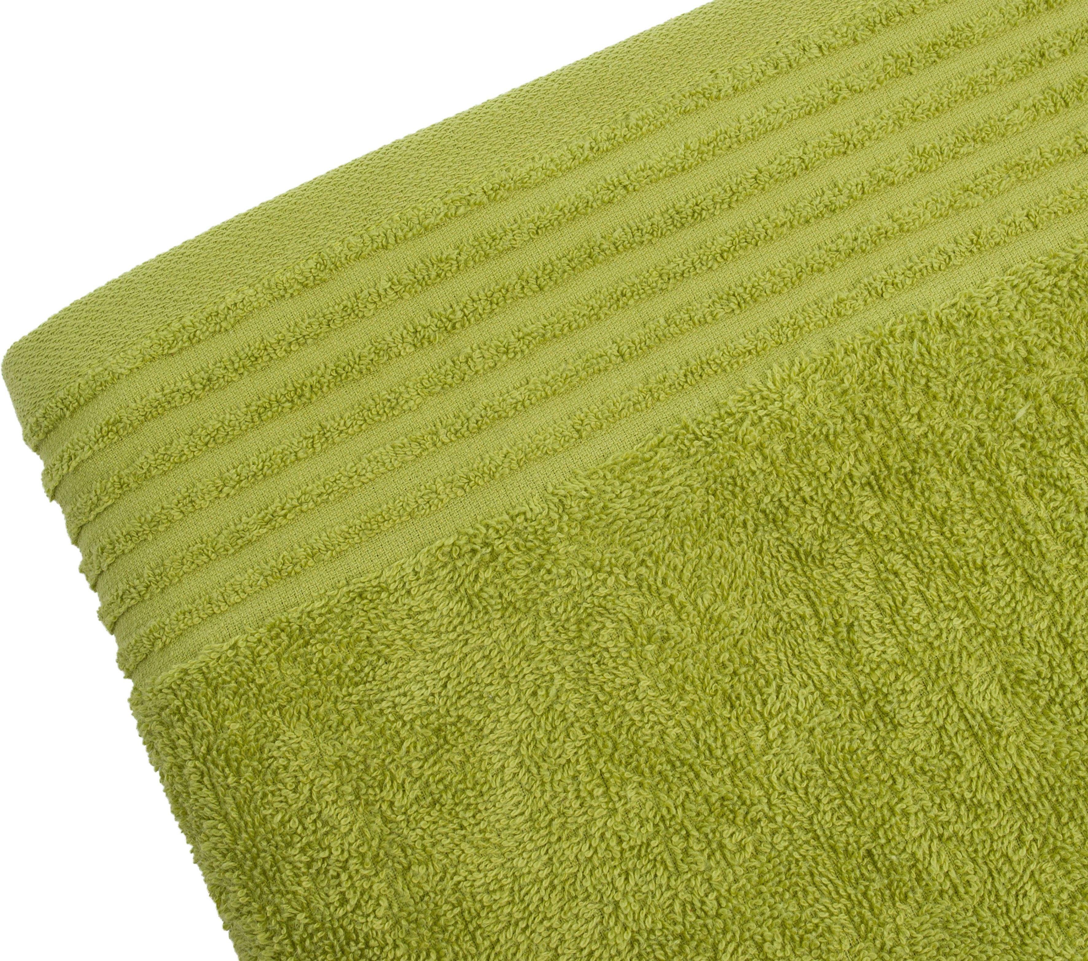 Gözze Handdoeken Hanna als set, moderne unikleuren, met gestructureerd randdessin (2 stuks)