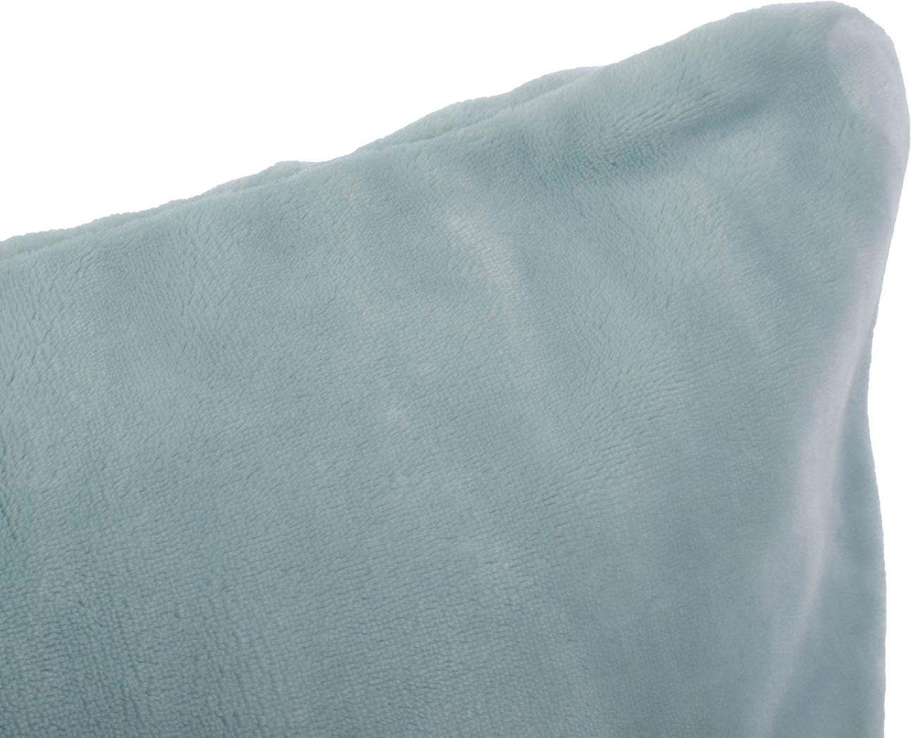 Gözze Sierkussen Premium Cashmere-Feeling kussen passend bij de premium deken met kasjmiertouch, kussenovertrek met vulling (1 stuk)