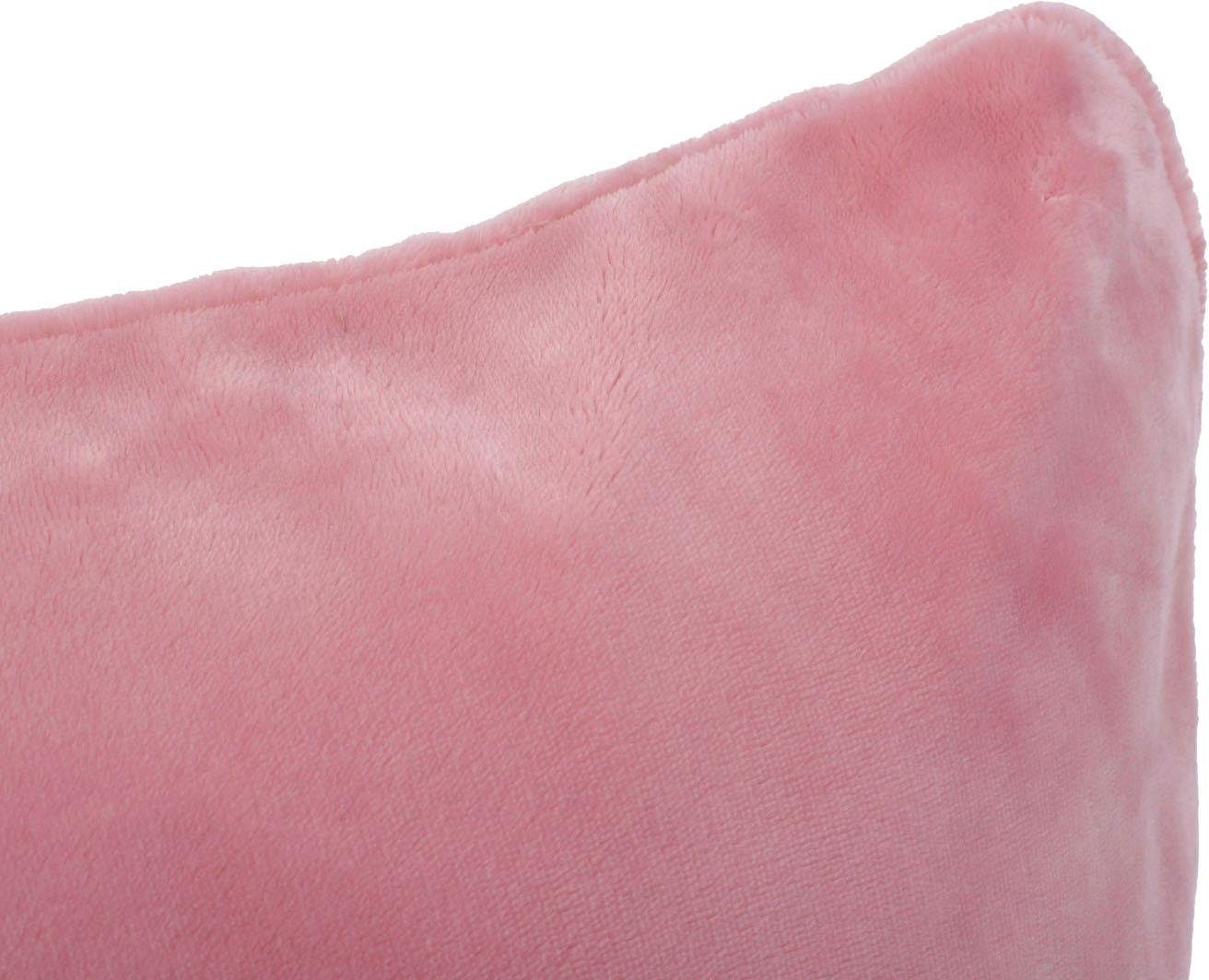 Gözze Sierkussen Premium Cashmere-Feeling kussen passend bij de premium deken met kasjmiertouch, kussenovertrek met vulling (1 stuk)
