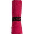 goezze sporthanddoek lulu als set, sneldrogende microvezel kwaliteit, met gecertificeerde hyginische eigenschappen, ideaal voor sport, reizen en camping roze